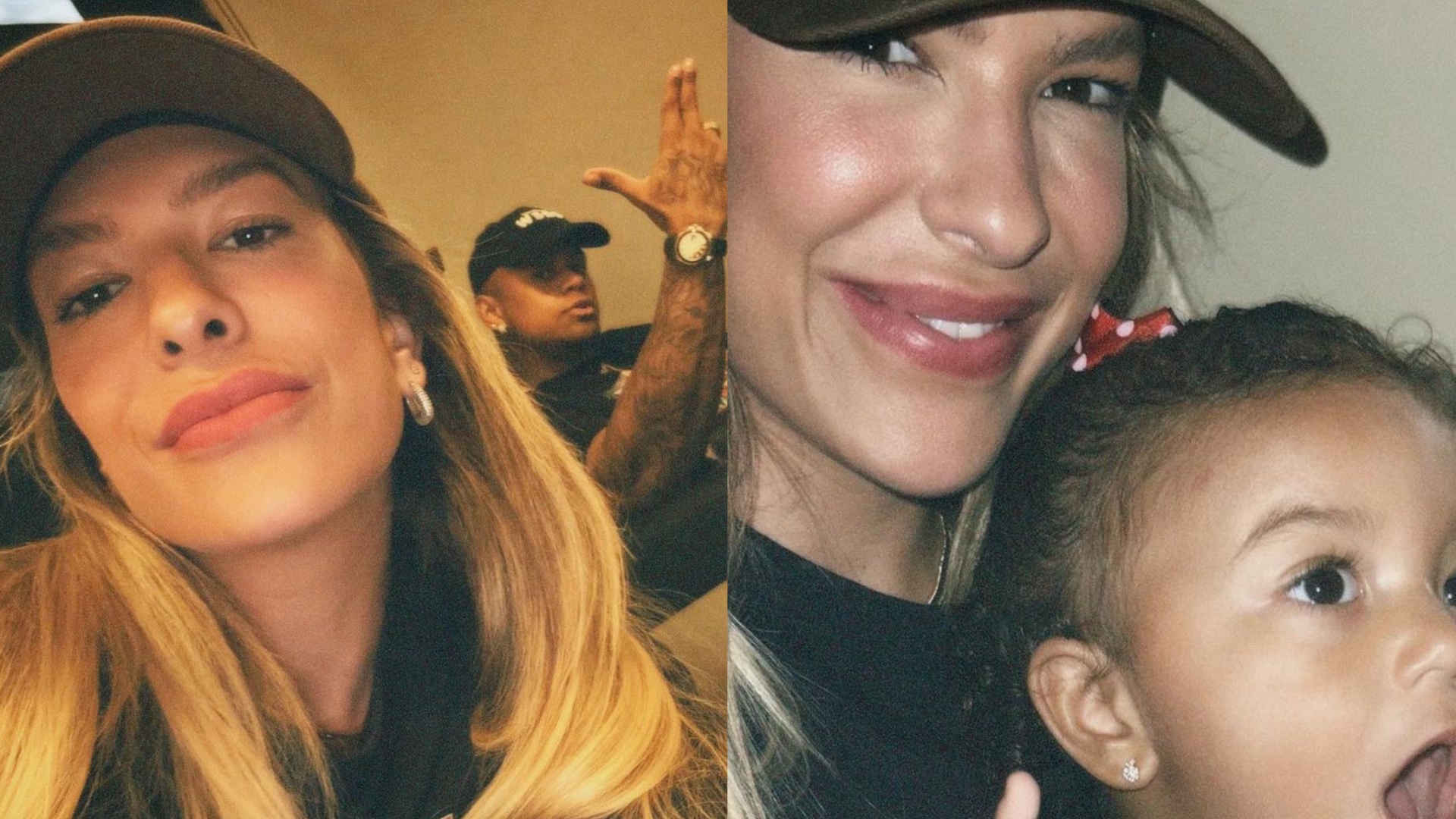 Filha de Lore Improta e Léo Santana, Liz vai a primeiro show do pai: ”Juntinhos”