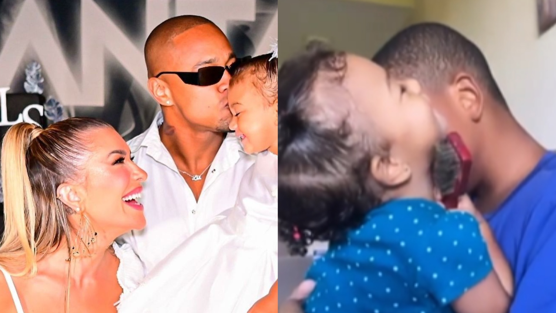 Filha de Lore Improta e Léo Santana esbanja fofura em áudios no grupo da família
