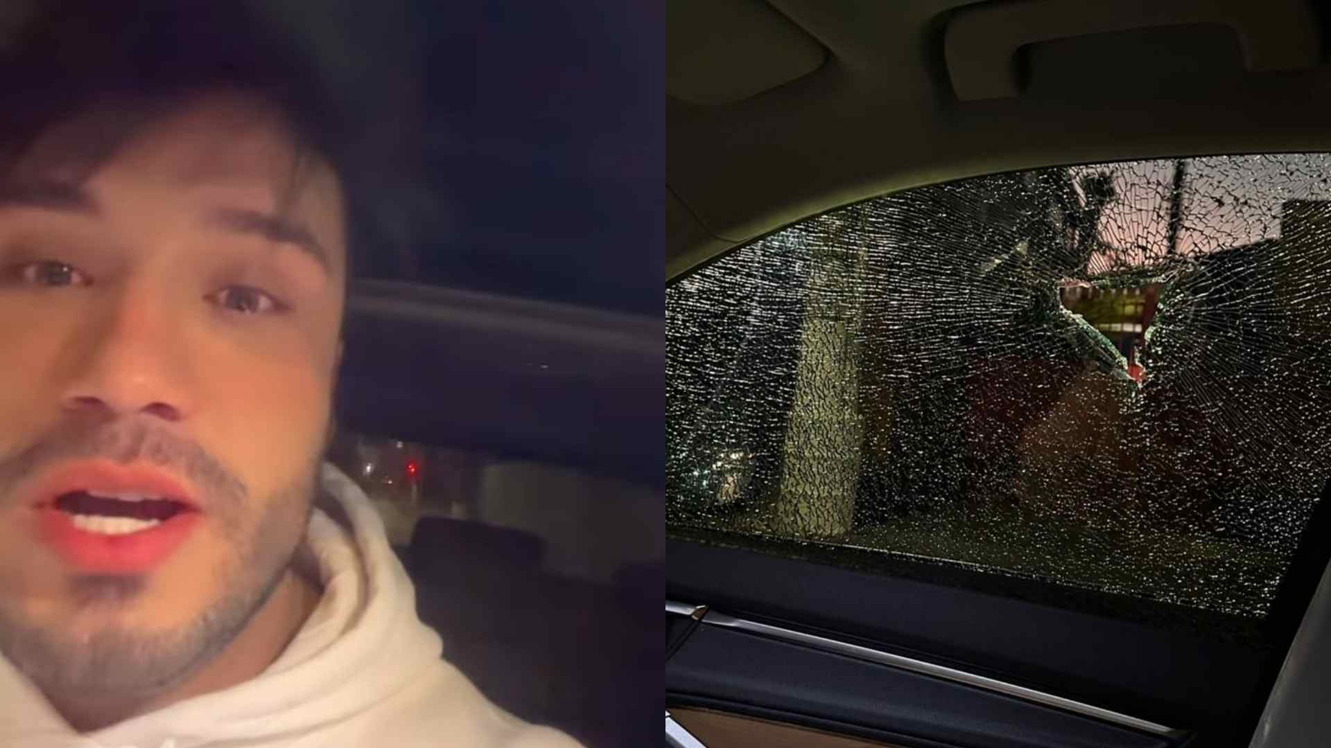 Lucas Viana tem carro alvejado após reagir a assalto: “Livramento”