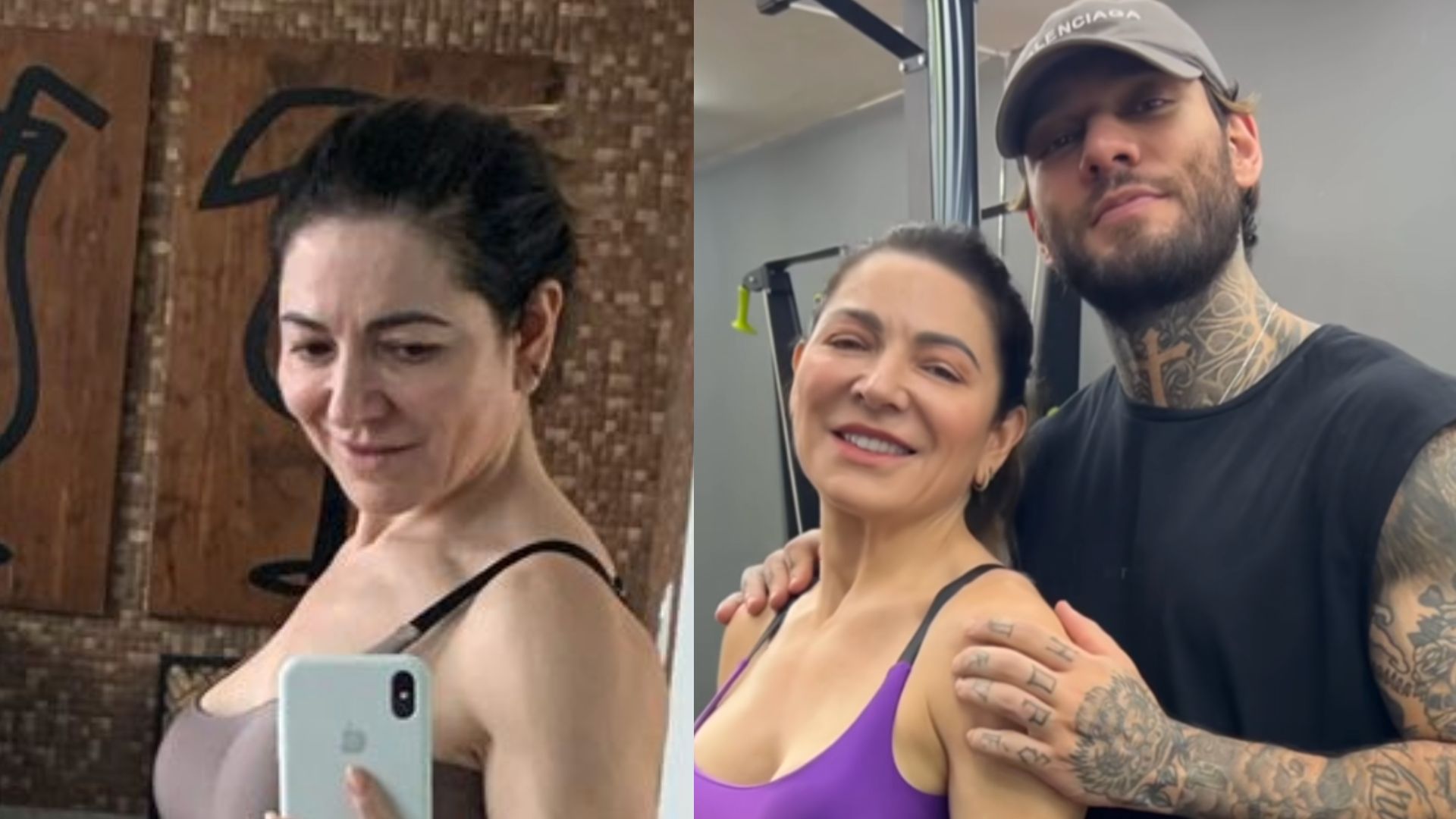 Com look coladinho, mãe de Lucas Lucco atiça fãs ao exibir corpão em dia de treino
