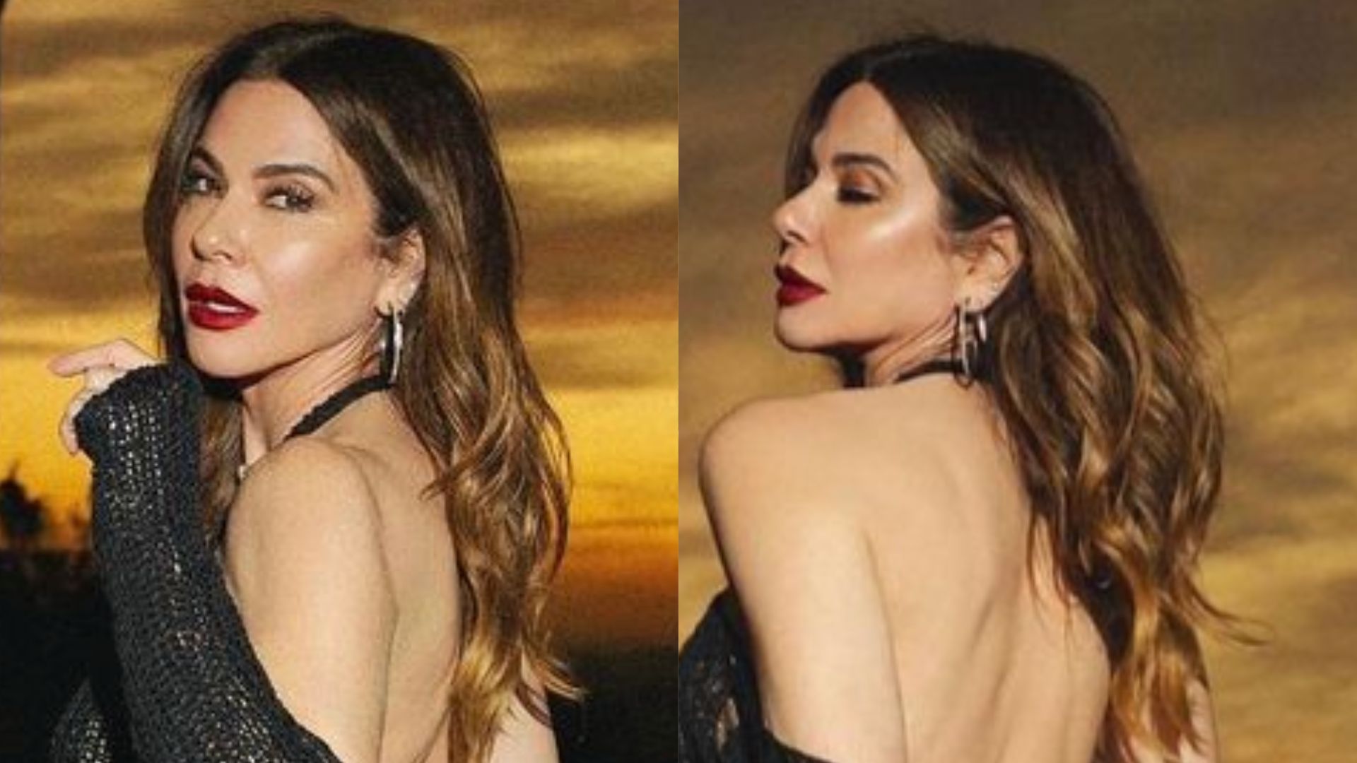 Luciana Gimenez vira centro das atenções com modelito transparente em festa