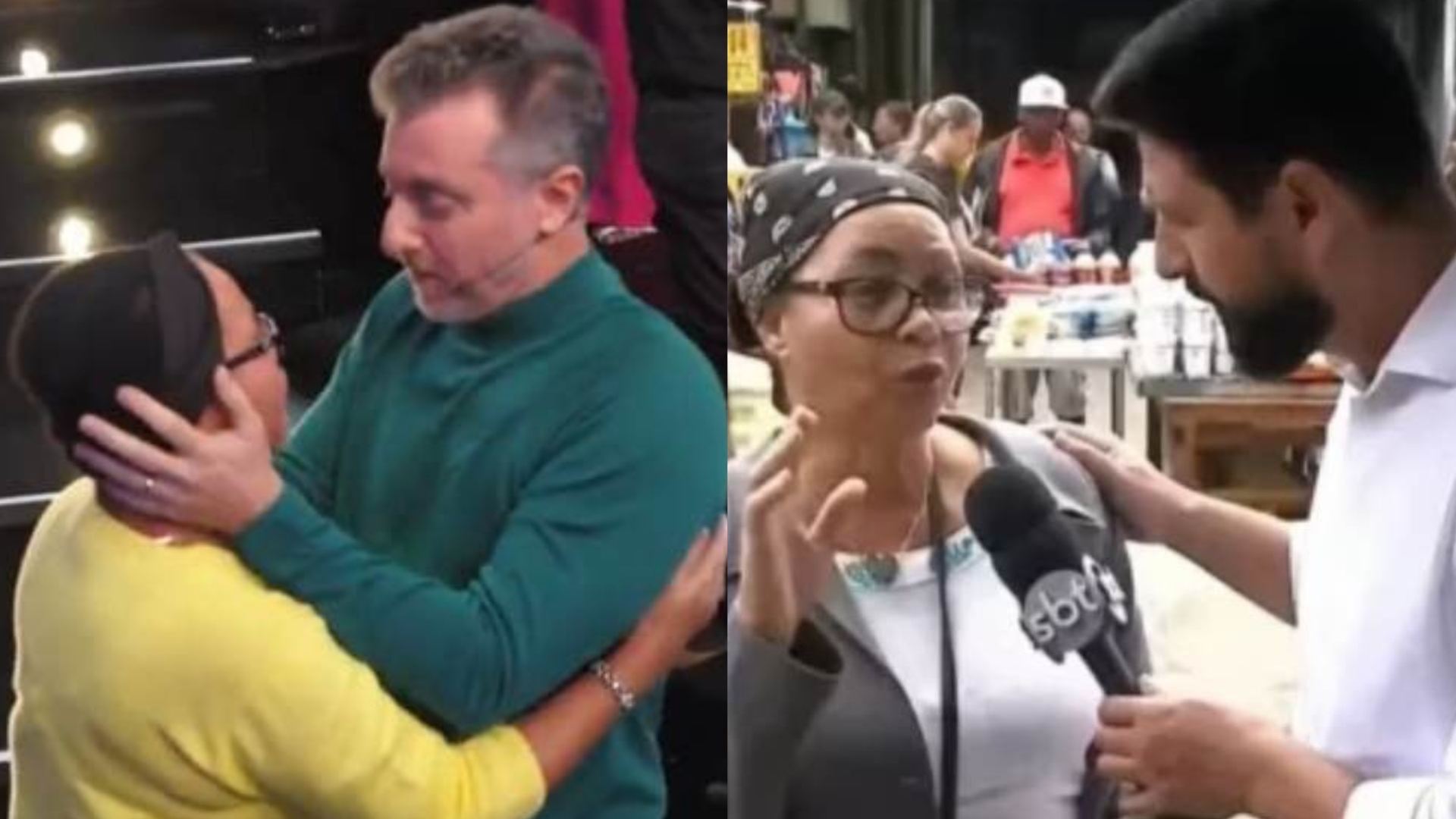 Luciano Huck quebra protocolo e atende fã que apareceu no SBT: ”Adorei”