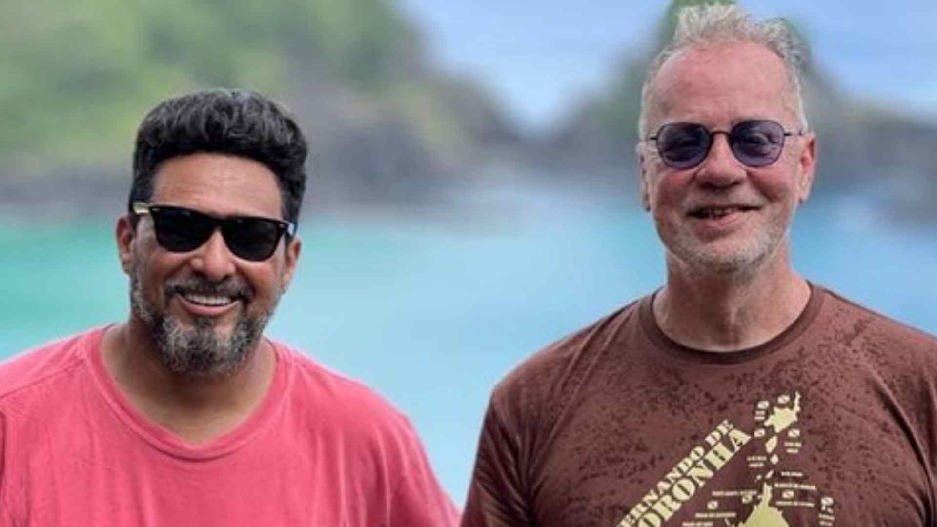 Com fotos em família, Luiz Fernando Guimarães se declara no aniversário do marido: “Meu moreno lindo”
