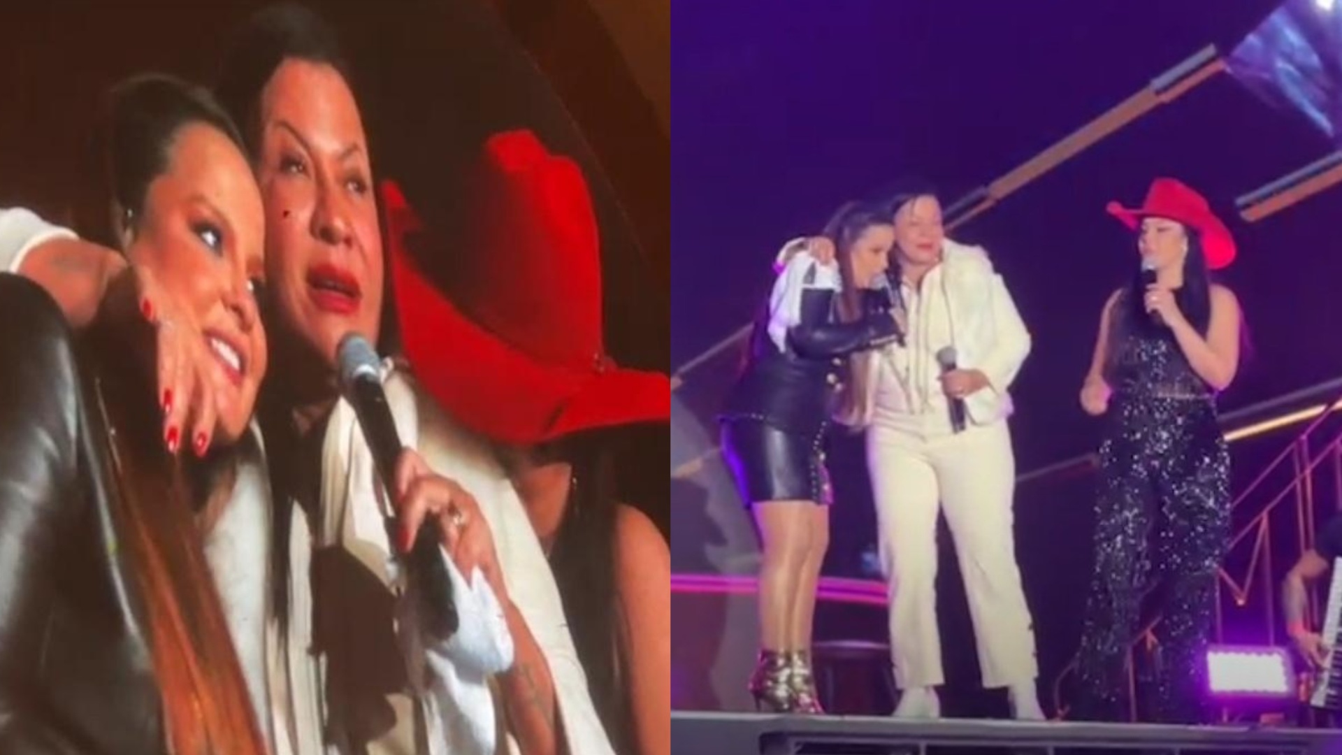 Mãe de Marília Mendonça se emociona em show de Maiara e Maraisa: ”Senti saudade”