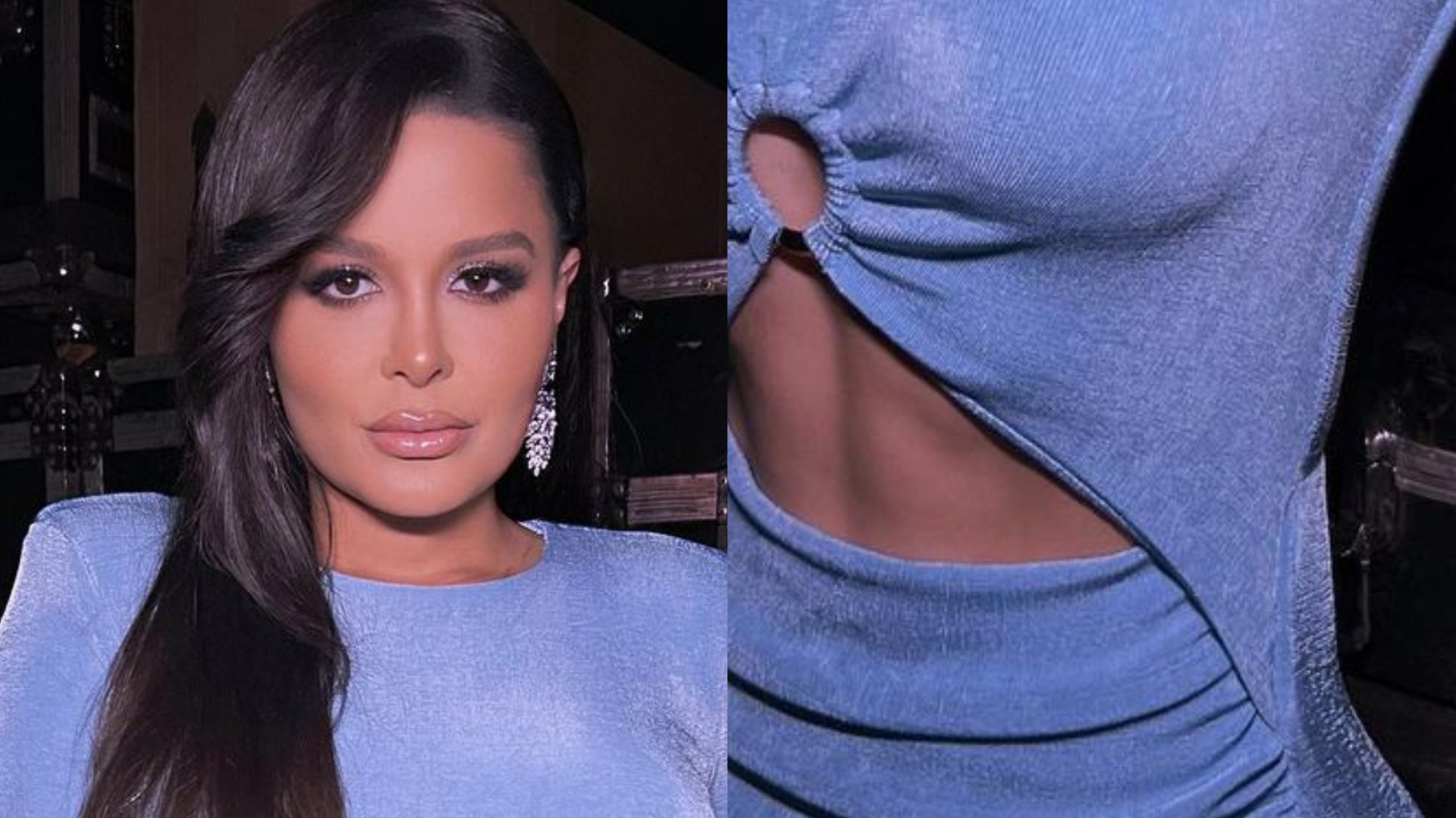 Secou! Maraisa exibe corpaço escultural e tanquinho em vestido revelador: ”Maravilhosa”