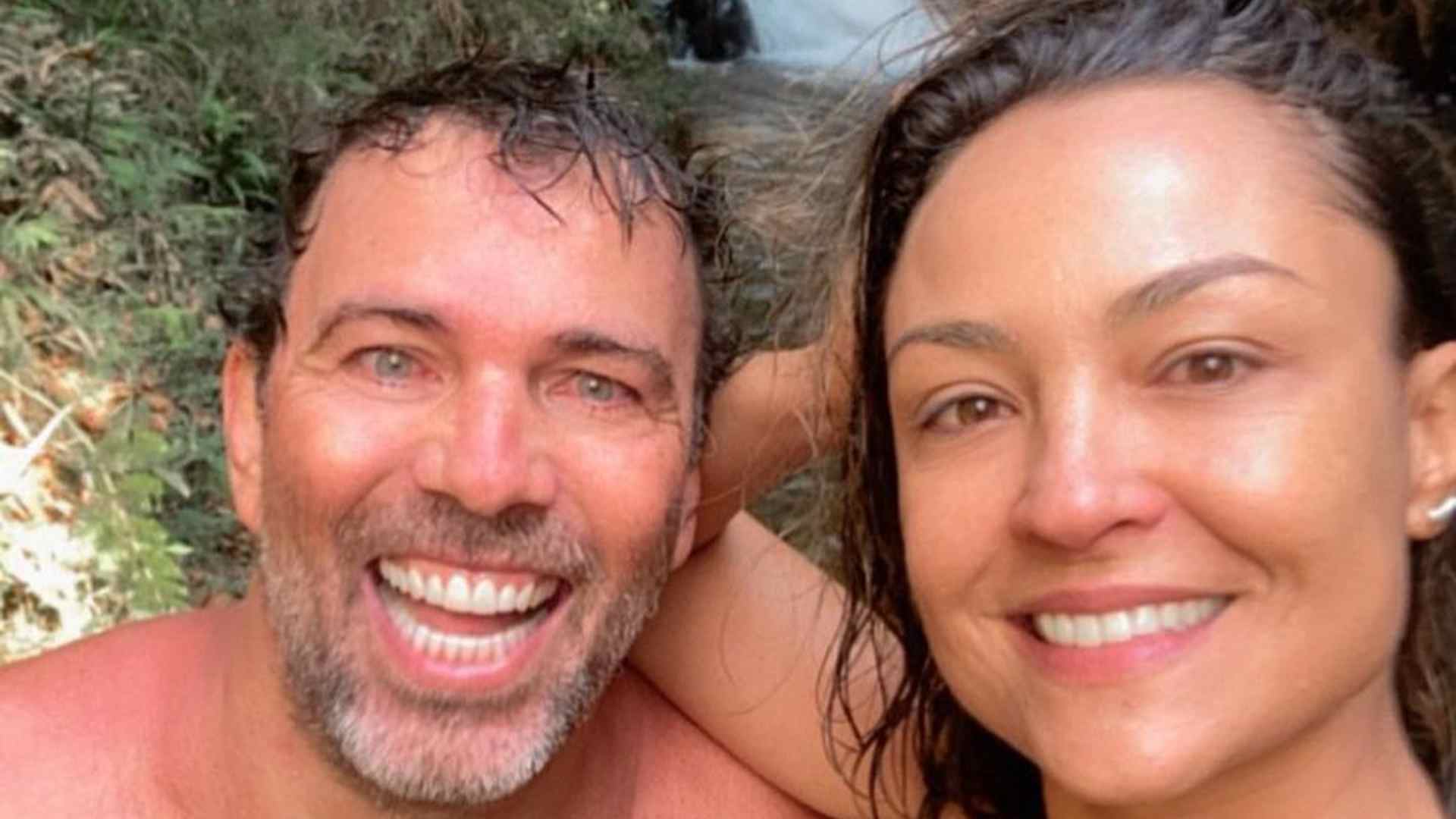 Marcelo Faria divide momentos românticos ao lado da namorada e se declara: “Feliz todo dia”