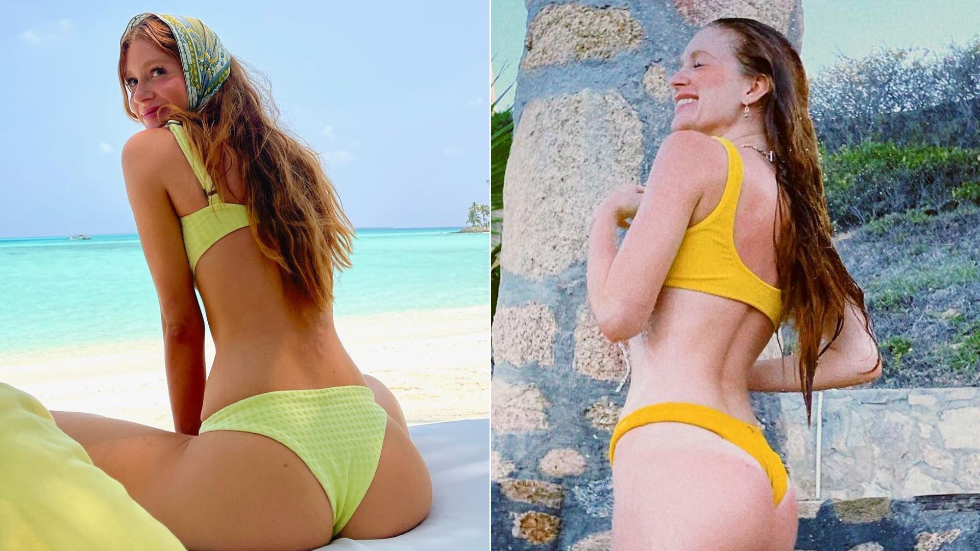 Marina Ruy Barbosa já ousou com biquínis fio dental antes de usar look sem calcinha; relembre