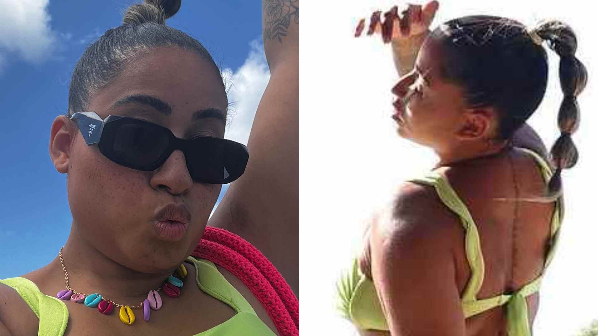 Em Noronha, MC Loma chama atenção ao exibir corpo real em cliques de biquíni fio-dental: “Mulher perfeita”