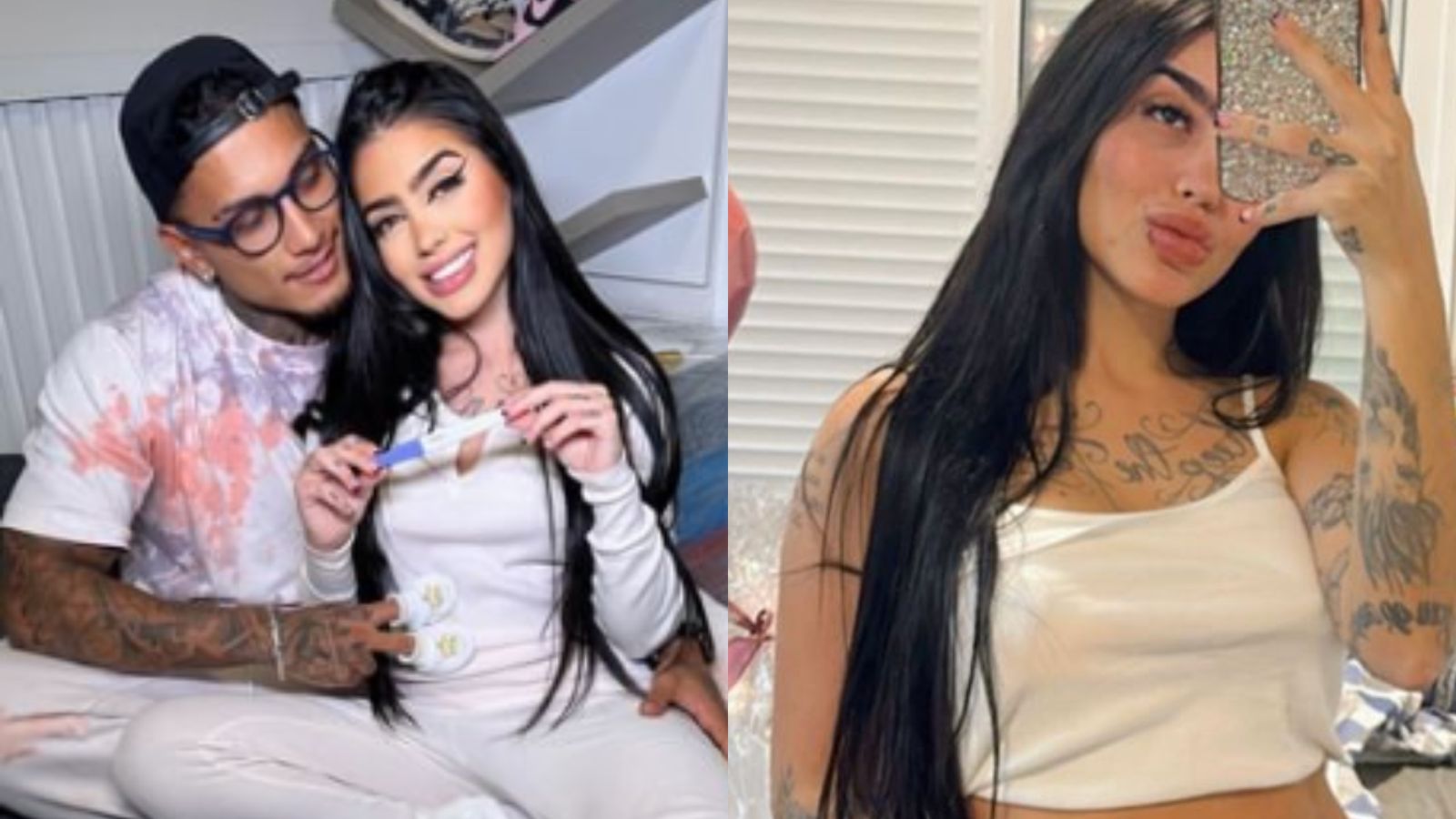 De top e shorts, MC Mirella exibe barriguinha da primeira gestação