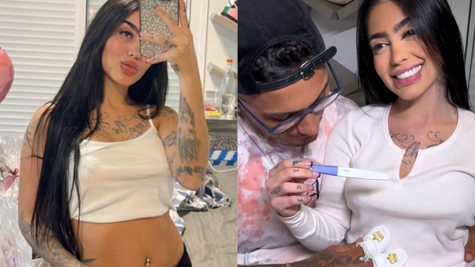 Grávida, MC Mirella é levada às pressas para hospital após bater a barriga: “Doeu muito”