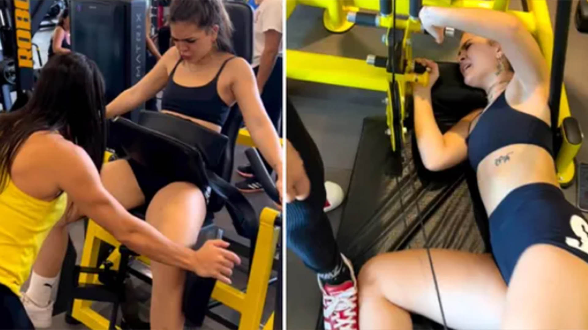 De shorts curtinho, Mel Maia exibe boa forma na academia