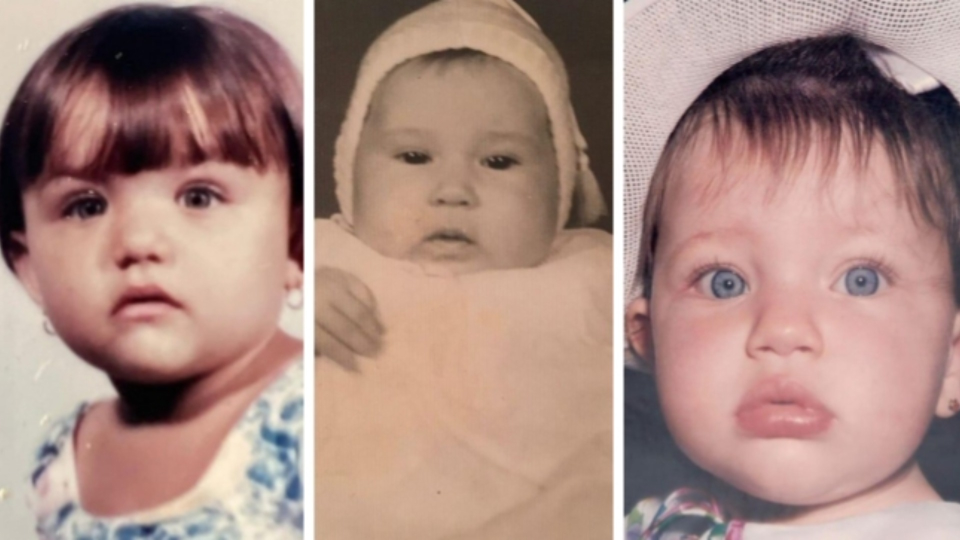 Antes e depois: Confira famosos que já postaram fotos de quando eram bebês