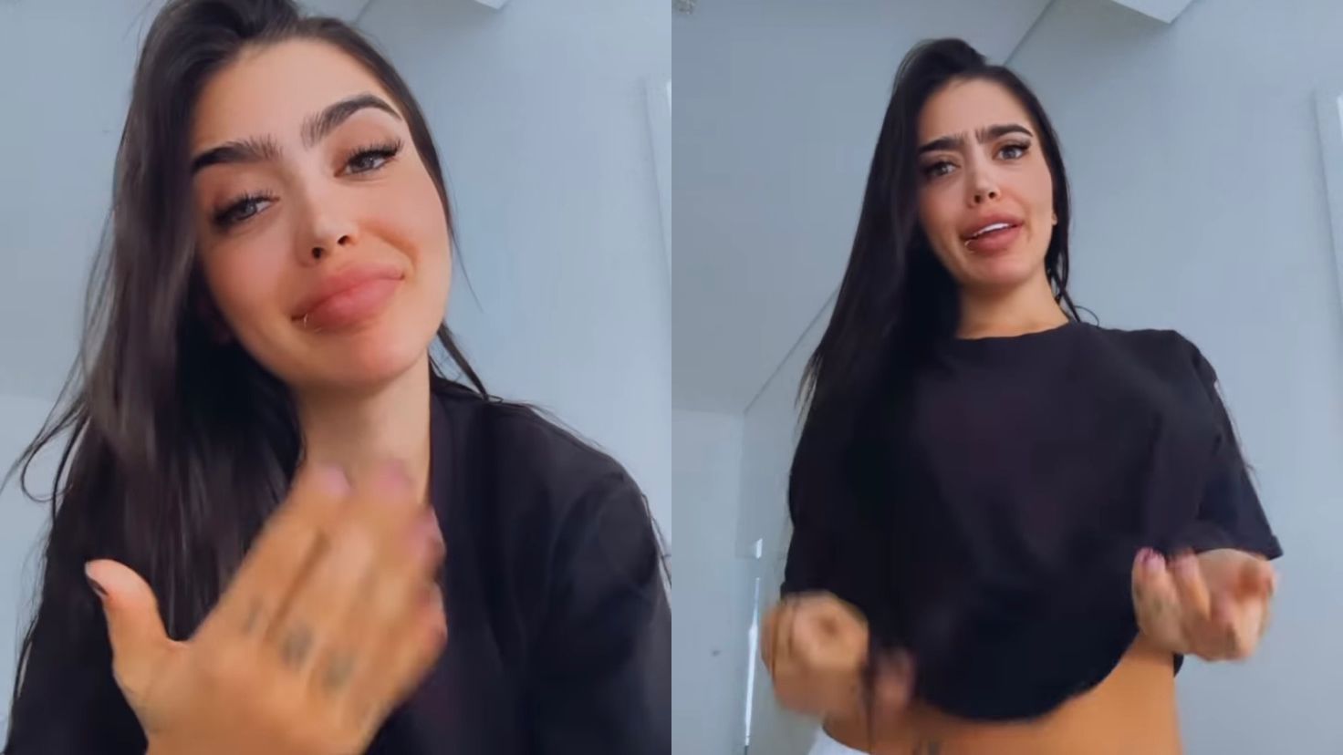 MC Mirella exibe barriga e reage a boato de gravidez