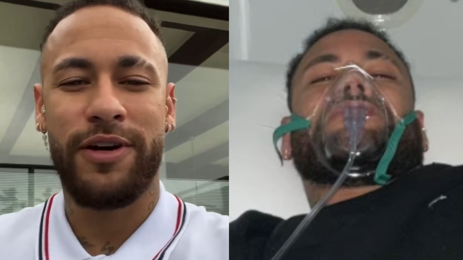 Neymar surge em câmara de oxigênio em meio a tratamento de lesão