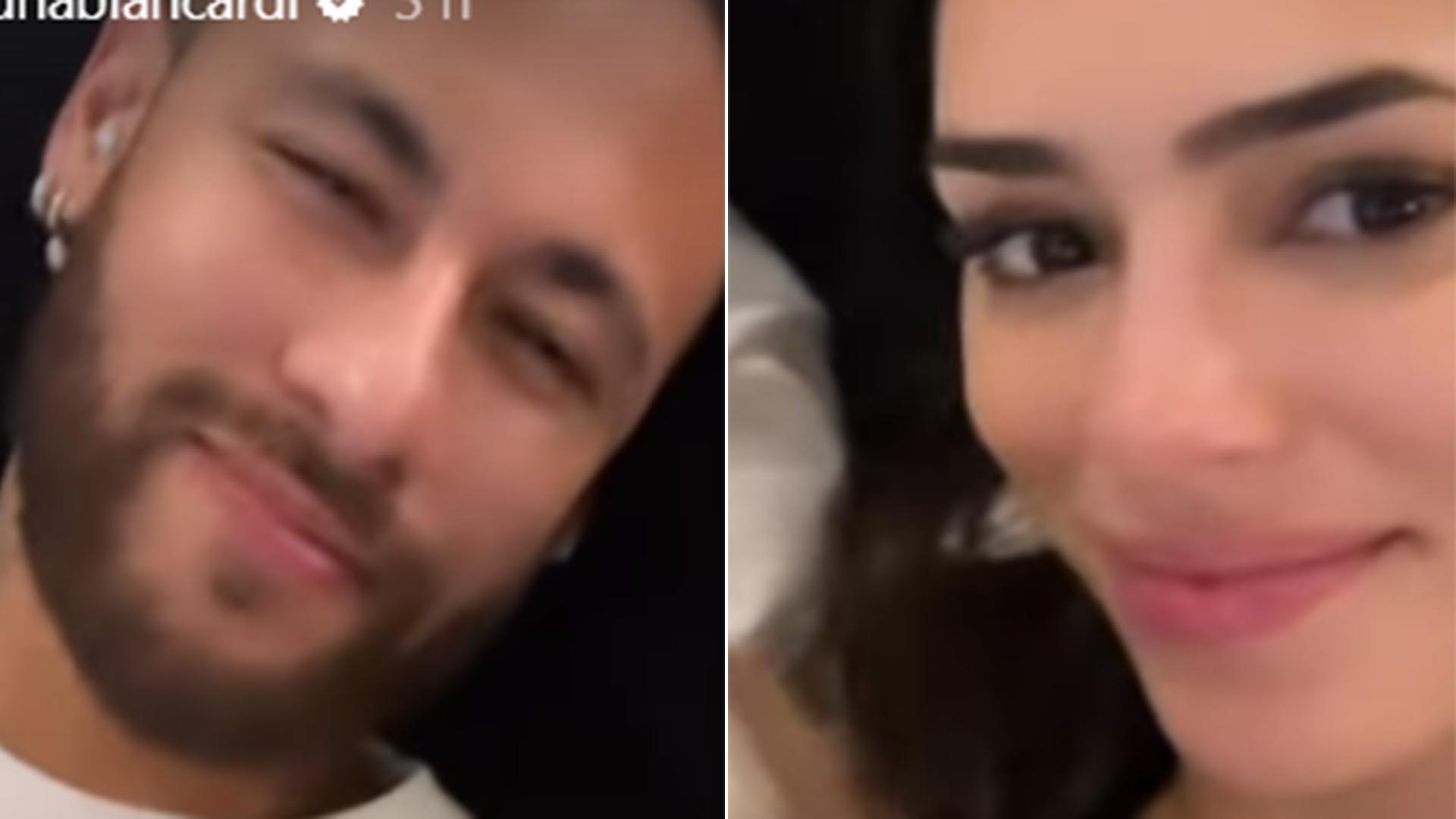 Neymar Jr aparece em momento de carinho com Bruna Biancardi