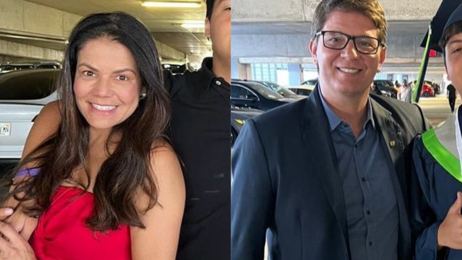 Nívea Stelmann e Mario Frias celebram formatura do filho nos Estados Unidos
