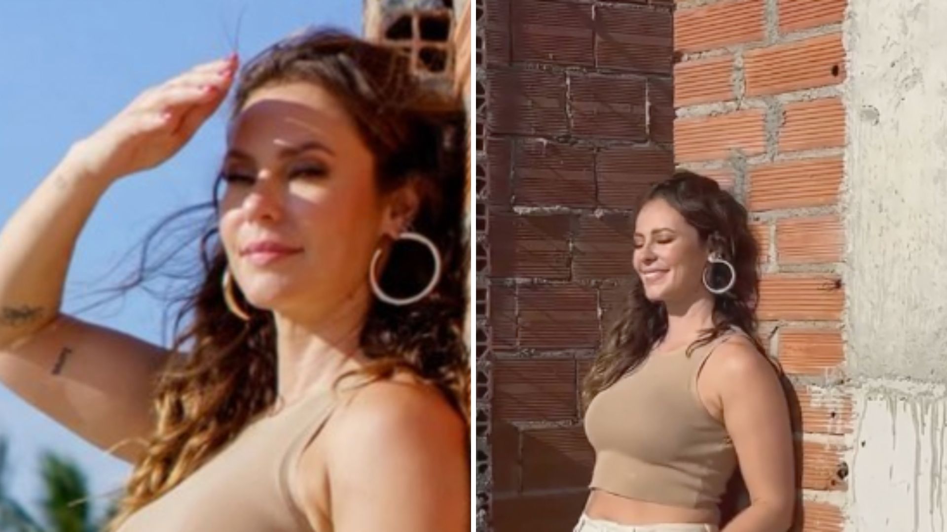 Paolla Oliveira sensualiza na obra de sua nova mansão: “Os pedreiros piram”