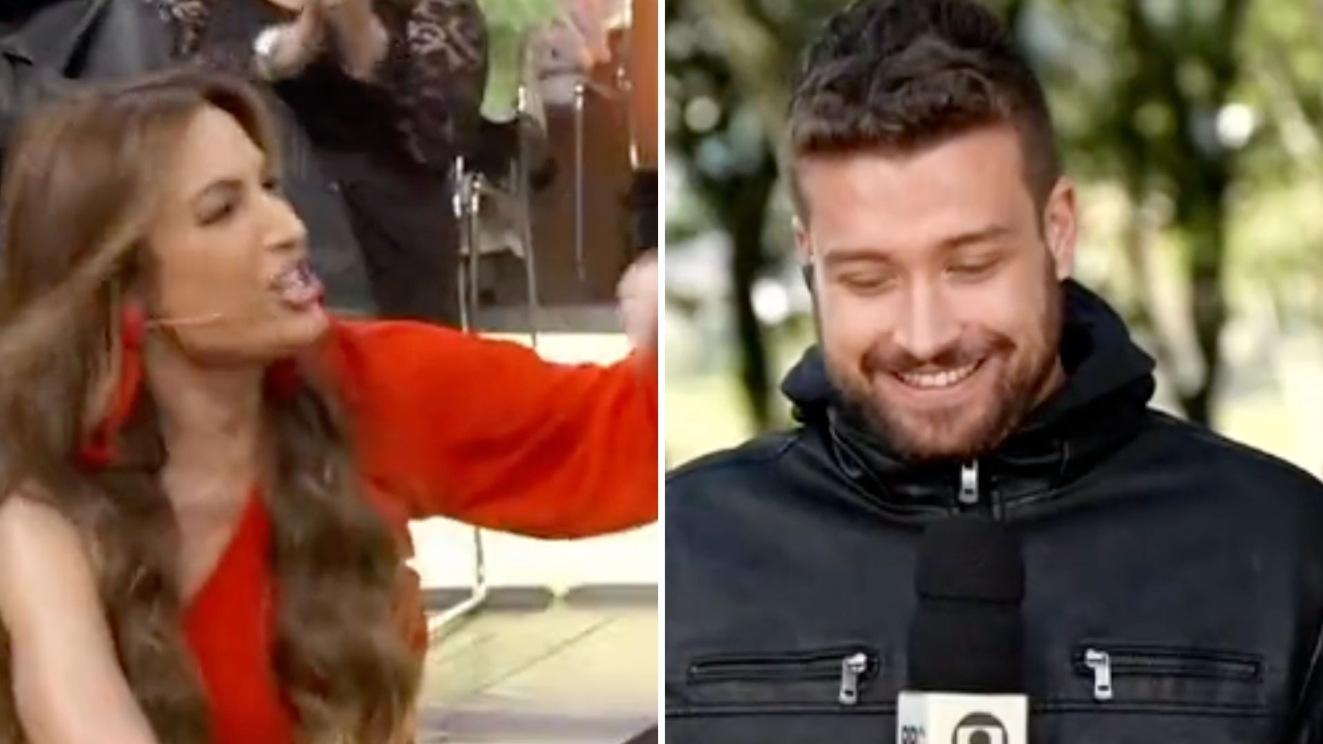 Patrícia Poeta constrange convidado com comentários ao vivo: “Bonito, galã”