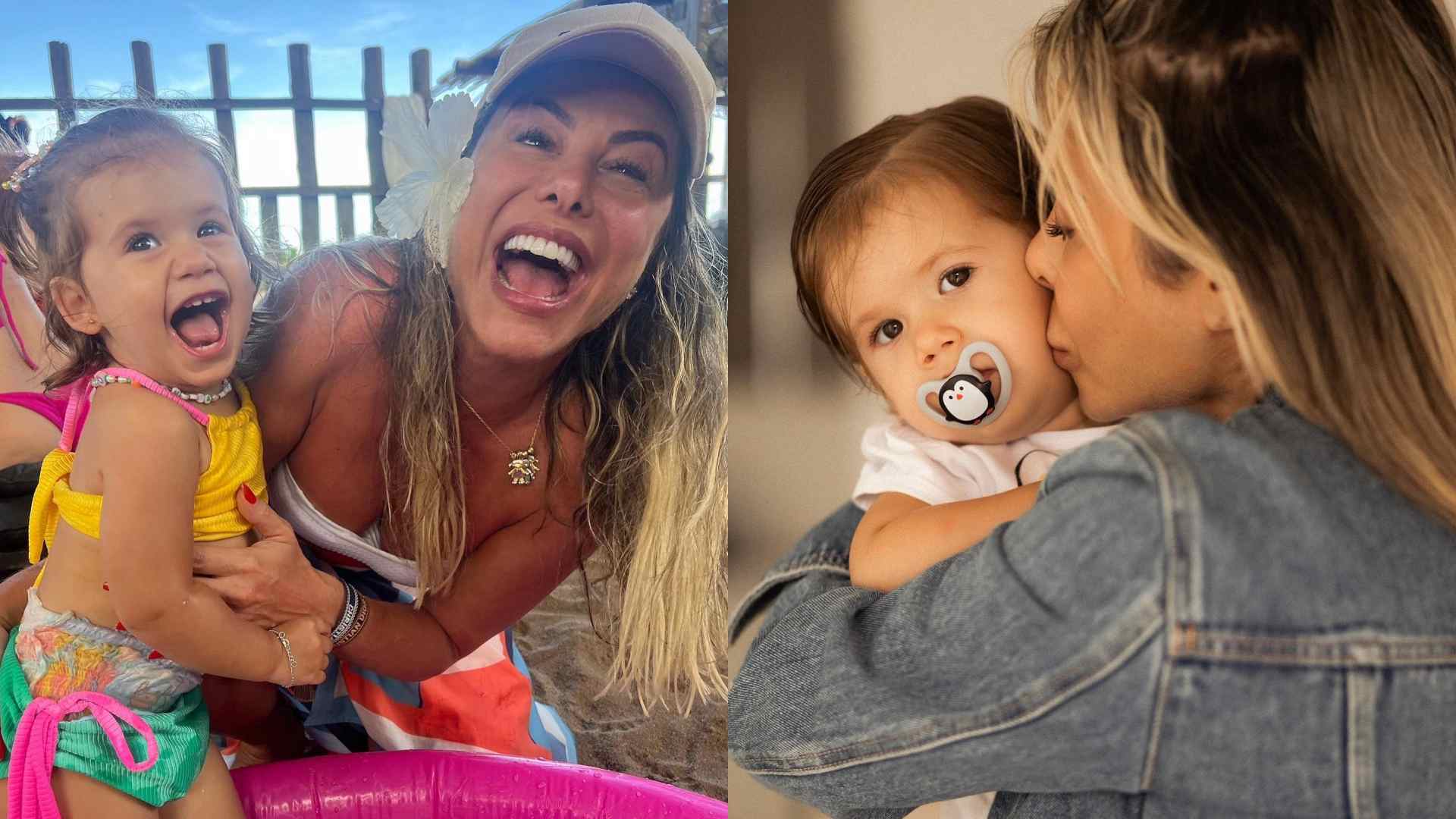 Com cliques encantadores, Poliana Rocha celebra aniversário da neta: “Te amo muito”
