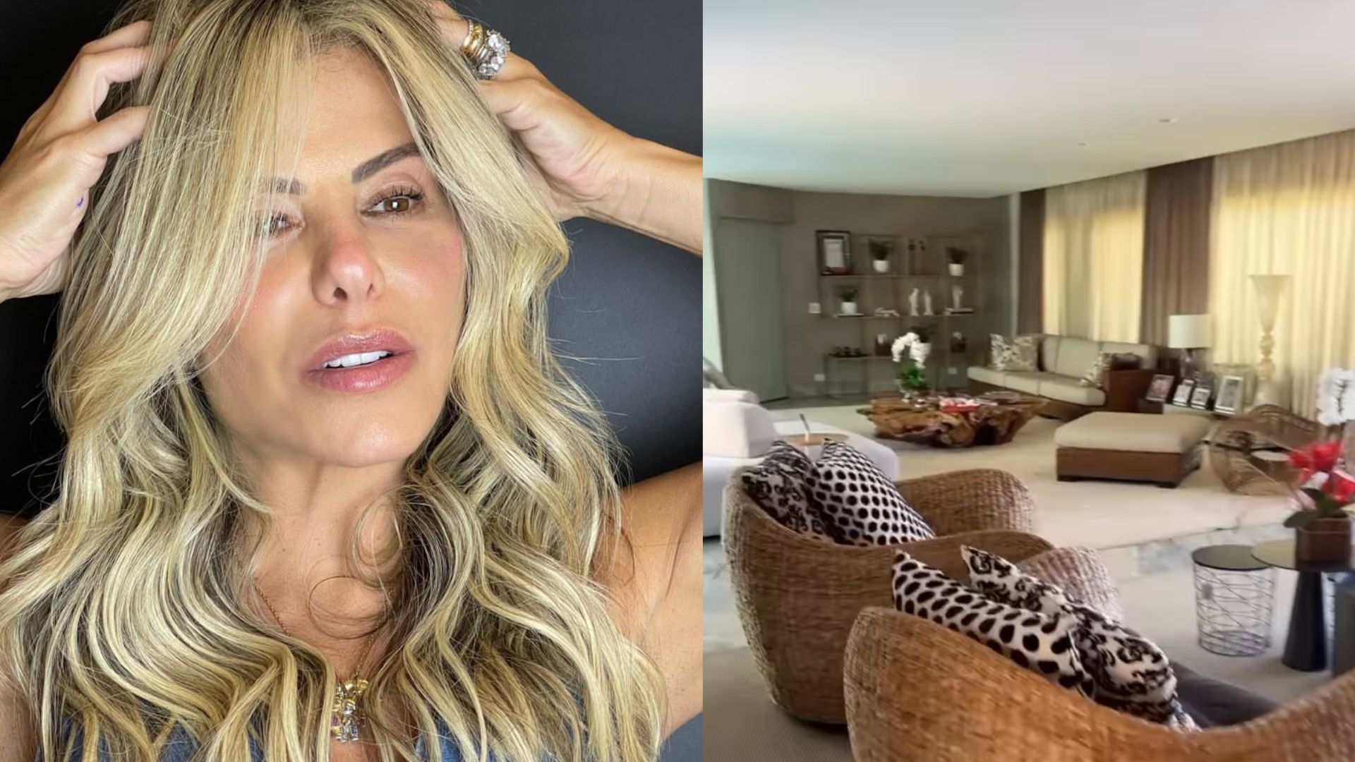 Em vídeo, Poliana Rocha exibe decoração luxuosa da mansão: “Bom gosto!”