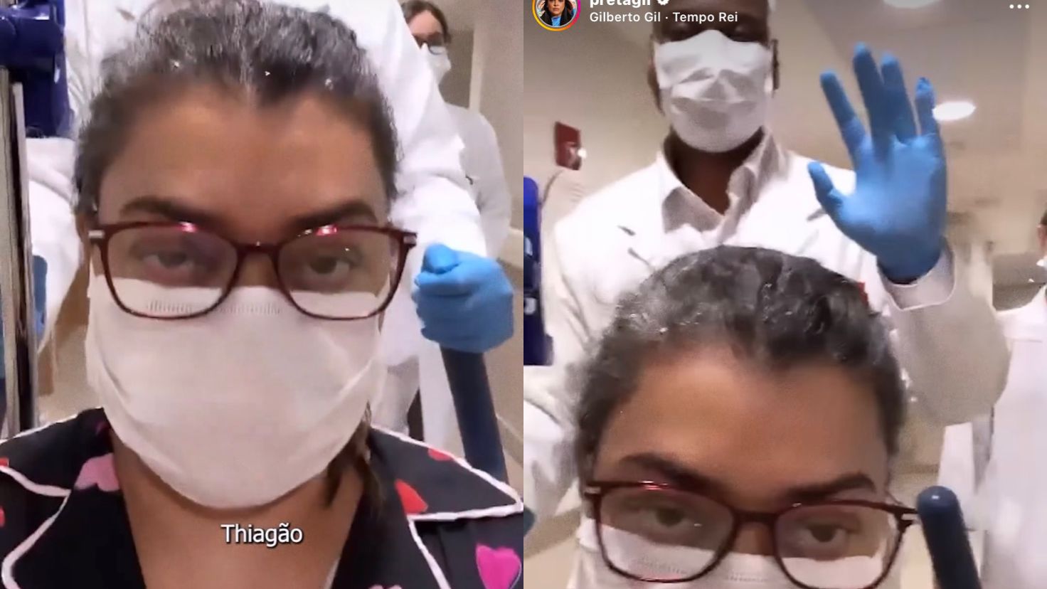 Em meio a tratamento contra câncer, Preta Gil presta homenagem a enfermeiros