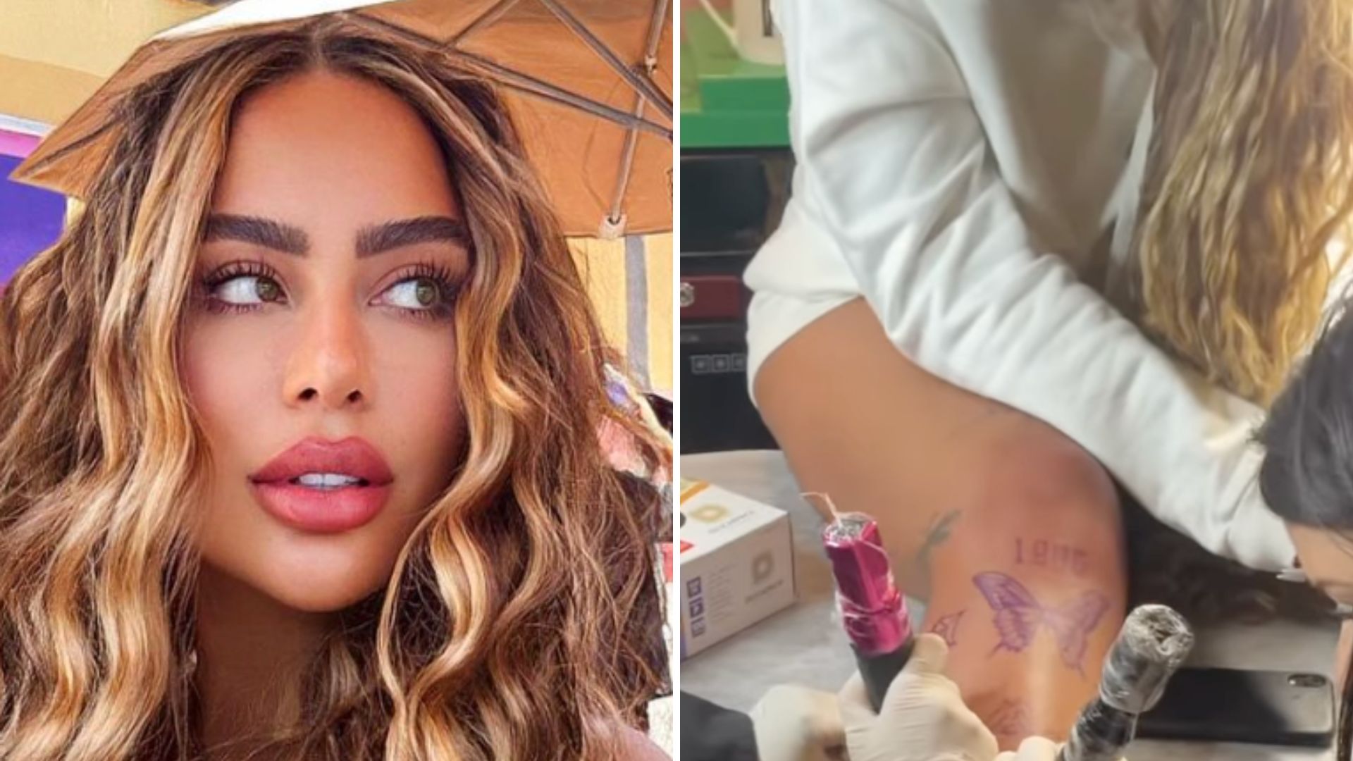 Irmã de Neymar faz dez tatuagens de uma vez e fecha a perna: “Missão cumprida”