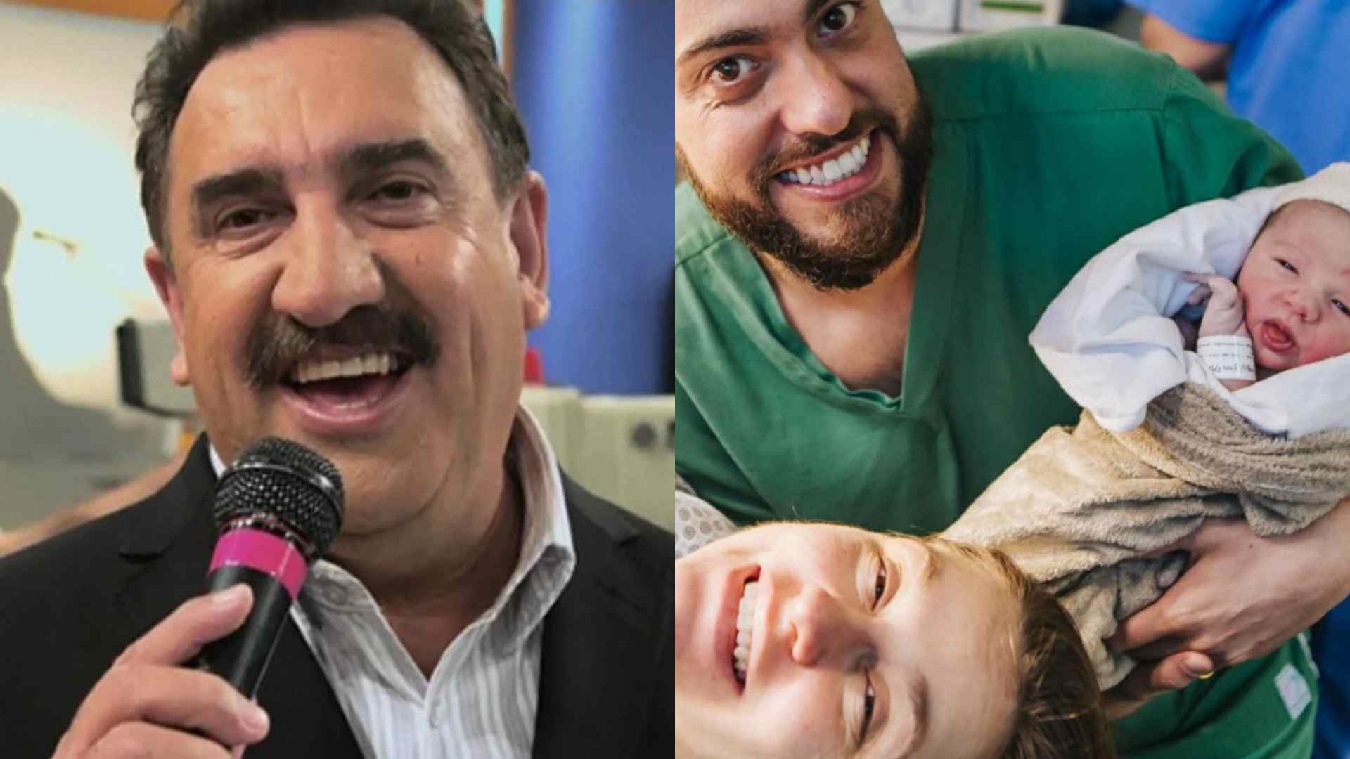 Ratinho apresenta o neto recém-nascido, Davi: “A família aumentou”