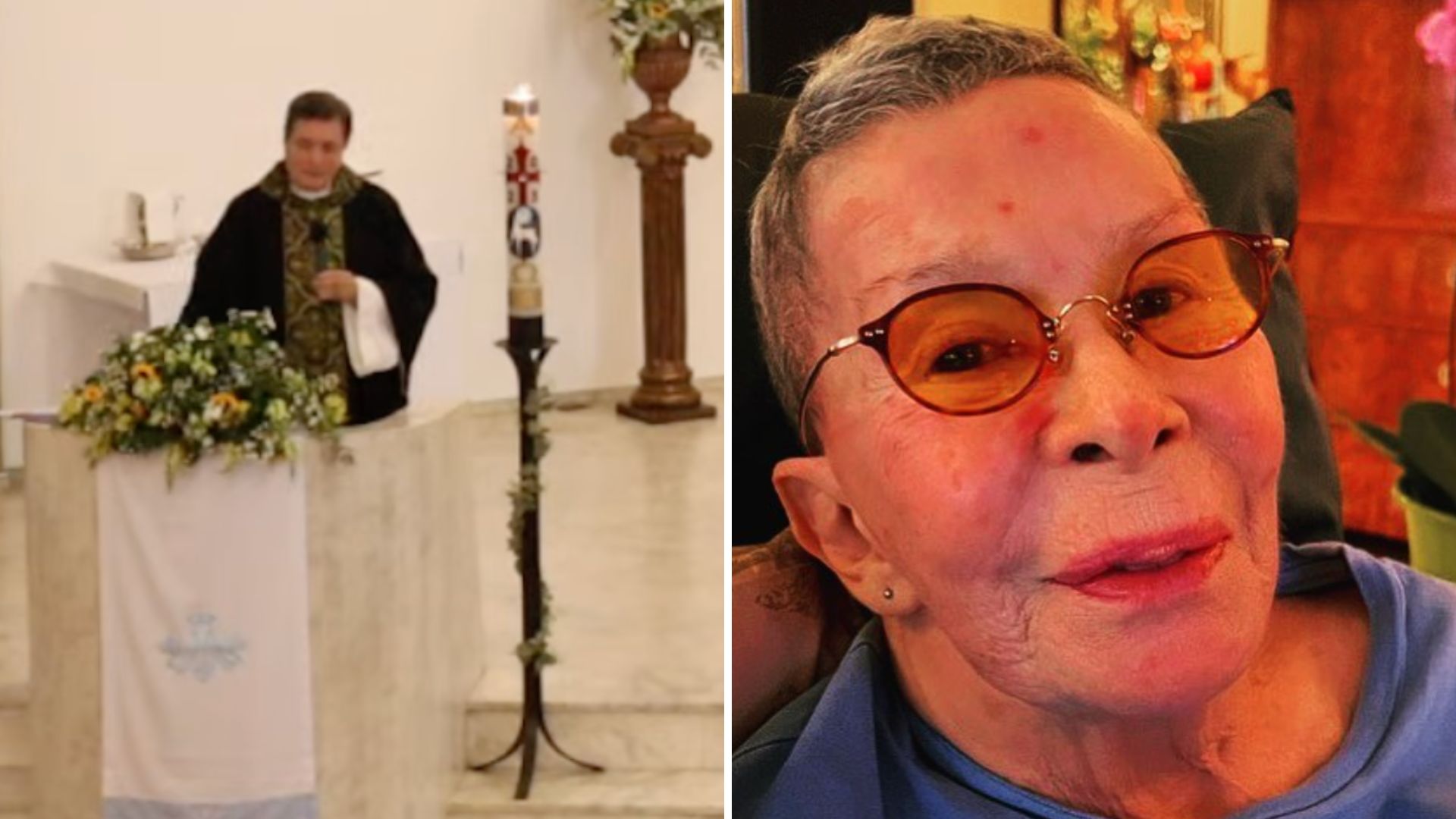 Na missa de sétimo dia, padre exalta Rita Lee: “Jesus era uma ovelha negra”