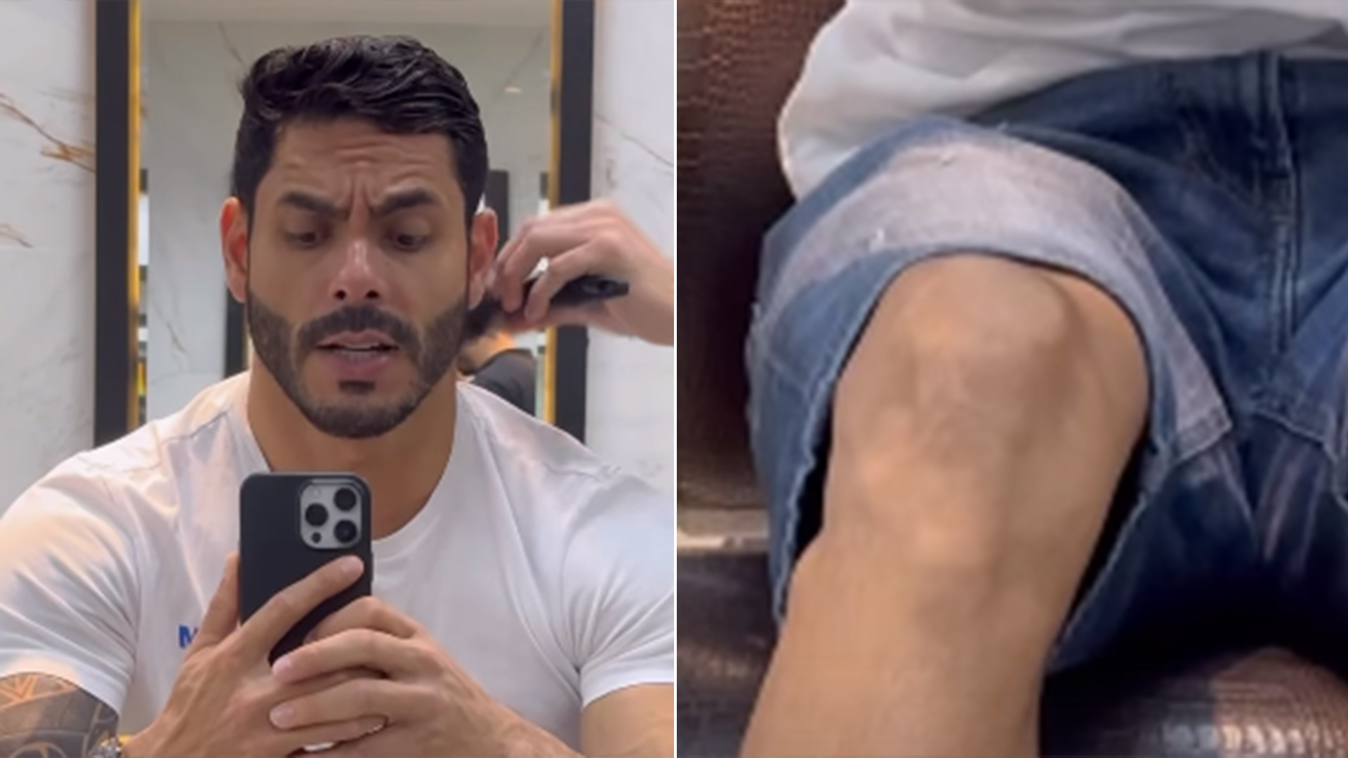 Rodolffo vira assunto ao exibir suas pernas finas: ‘Só sabe malhar braço’