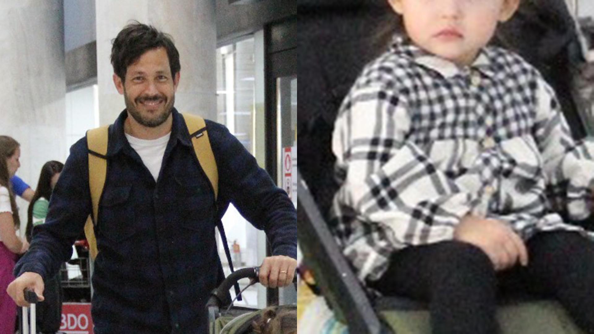 Roger Gobeth faz rara aparição em público com a filha, Morena