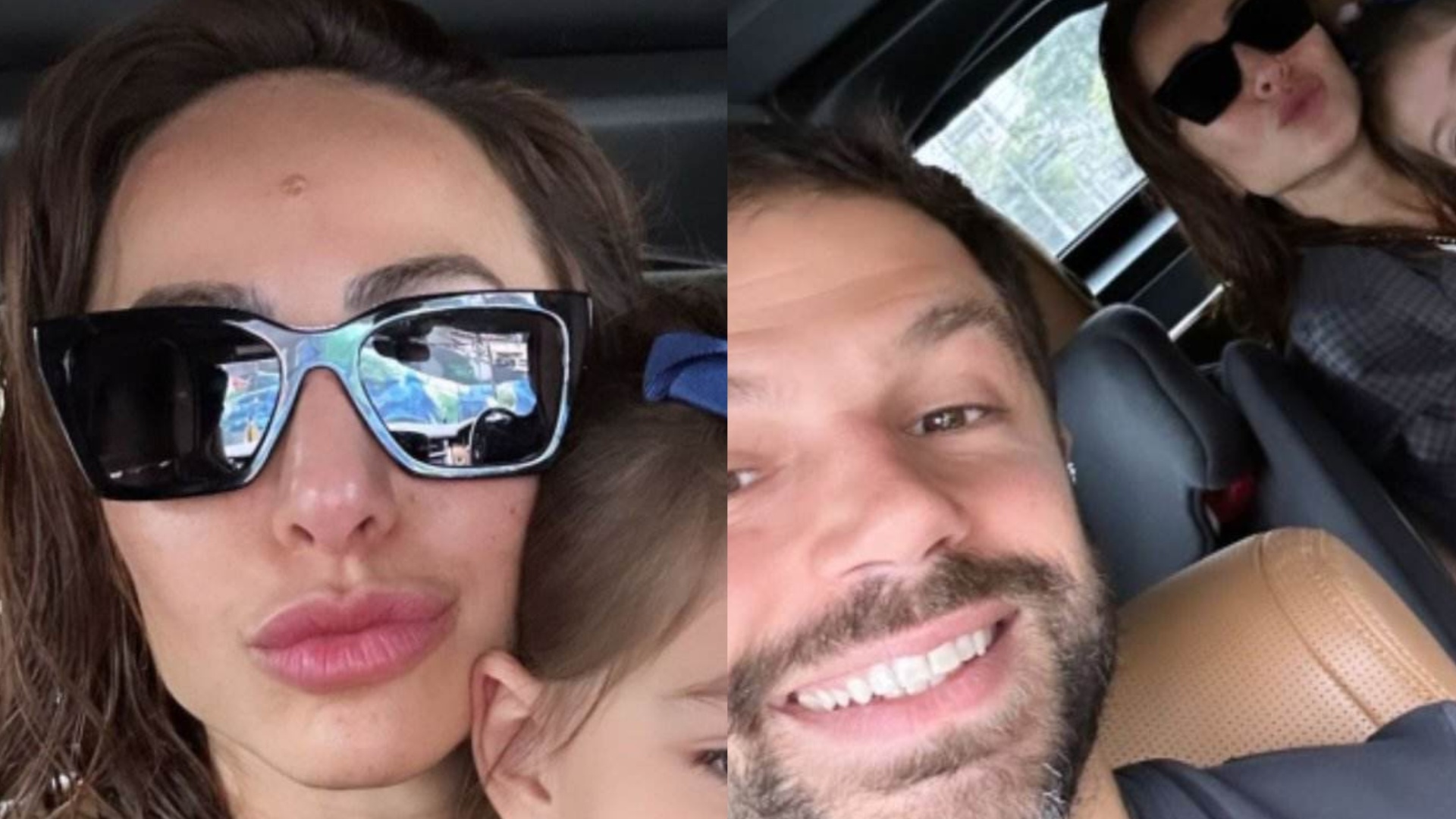 Sabrina Sato e Duda Nagle aparecem juntos em carro com Zoe