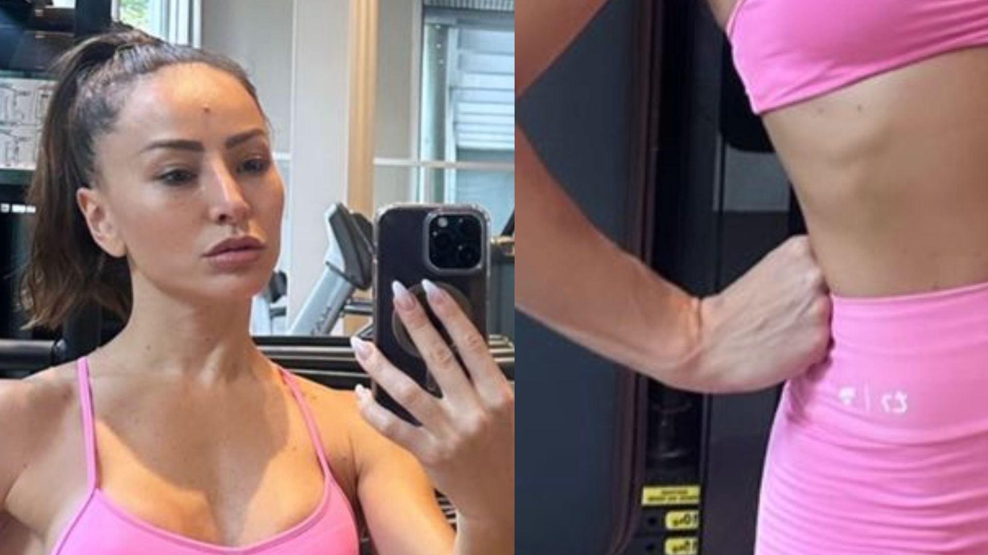 Sabrina Sato exibe corpo de boneca em look coladinho na academia