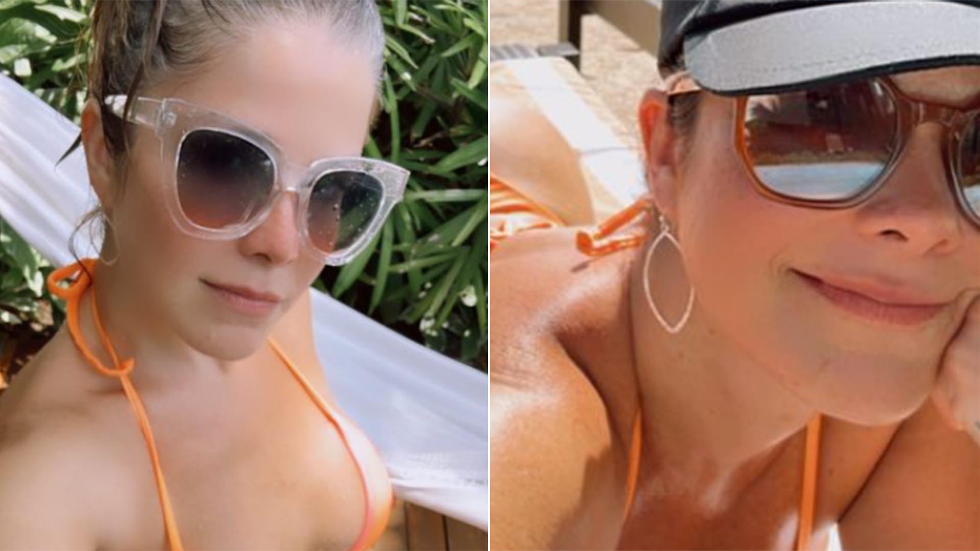 De biquíni, Samara Felippo empina o bumbum em nova foto