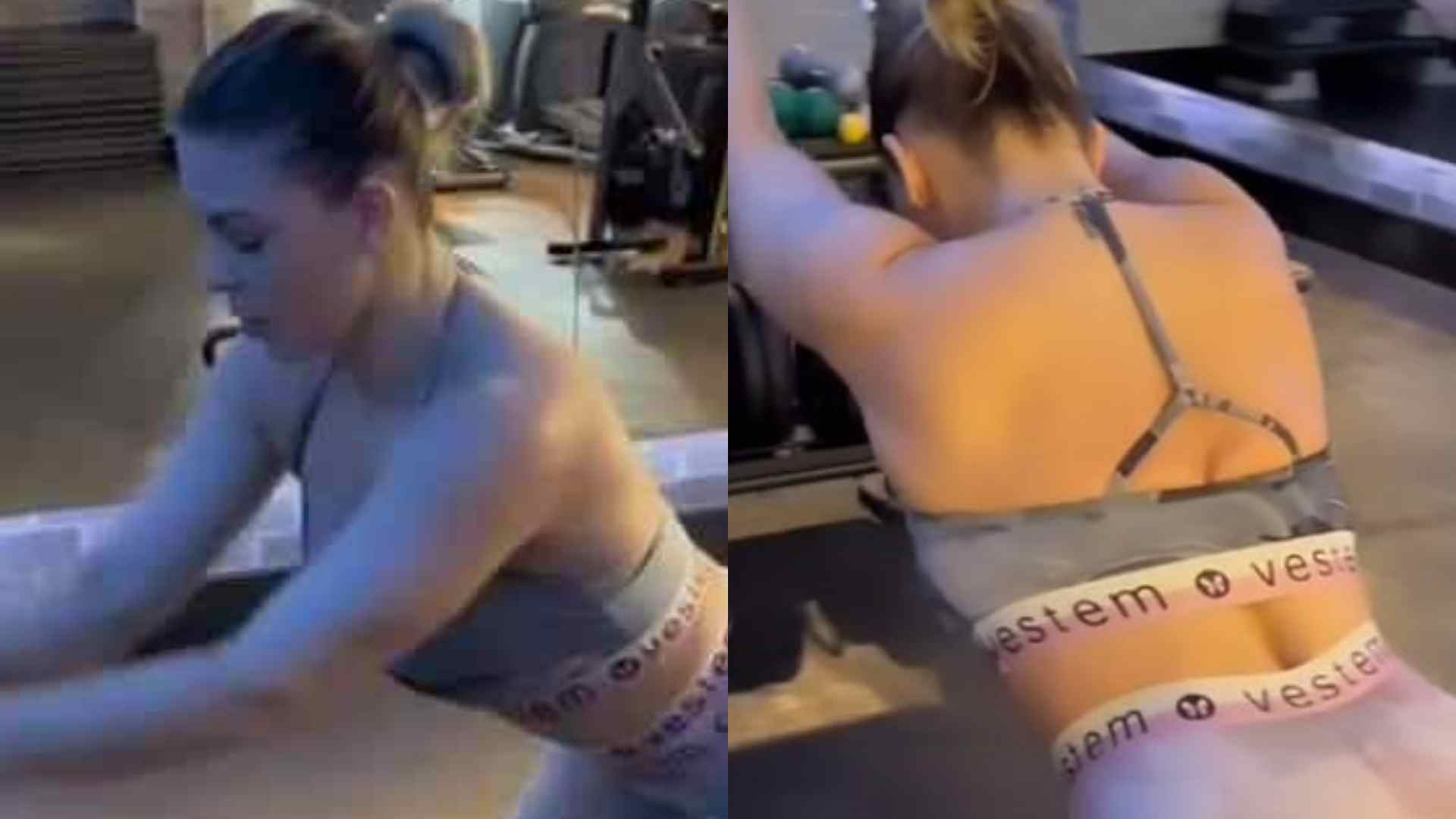 Com look justinho, Sheila Mello ostenta curvas impecáveis durante treino na academia