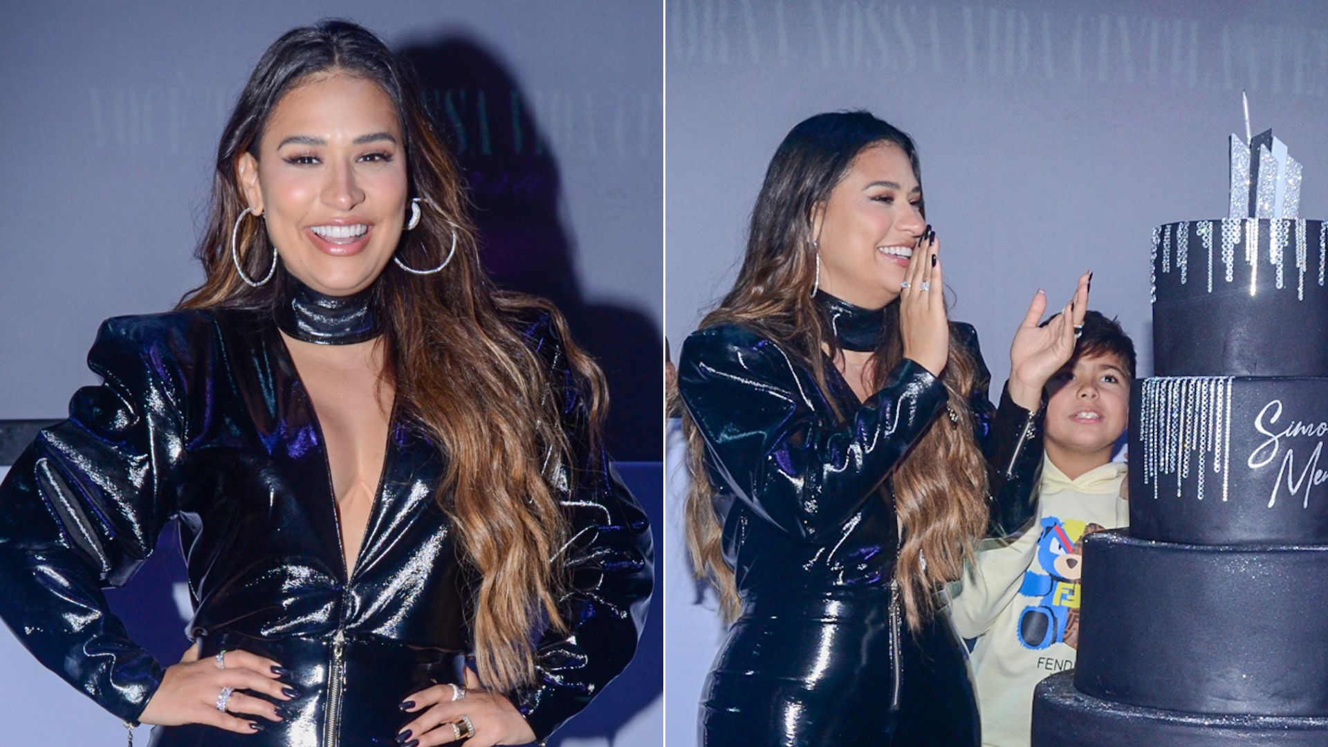 Confira os looks dos famosos em festão de Simone Mendes
