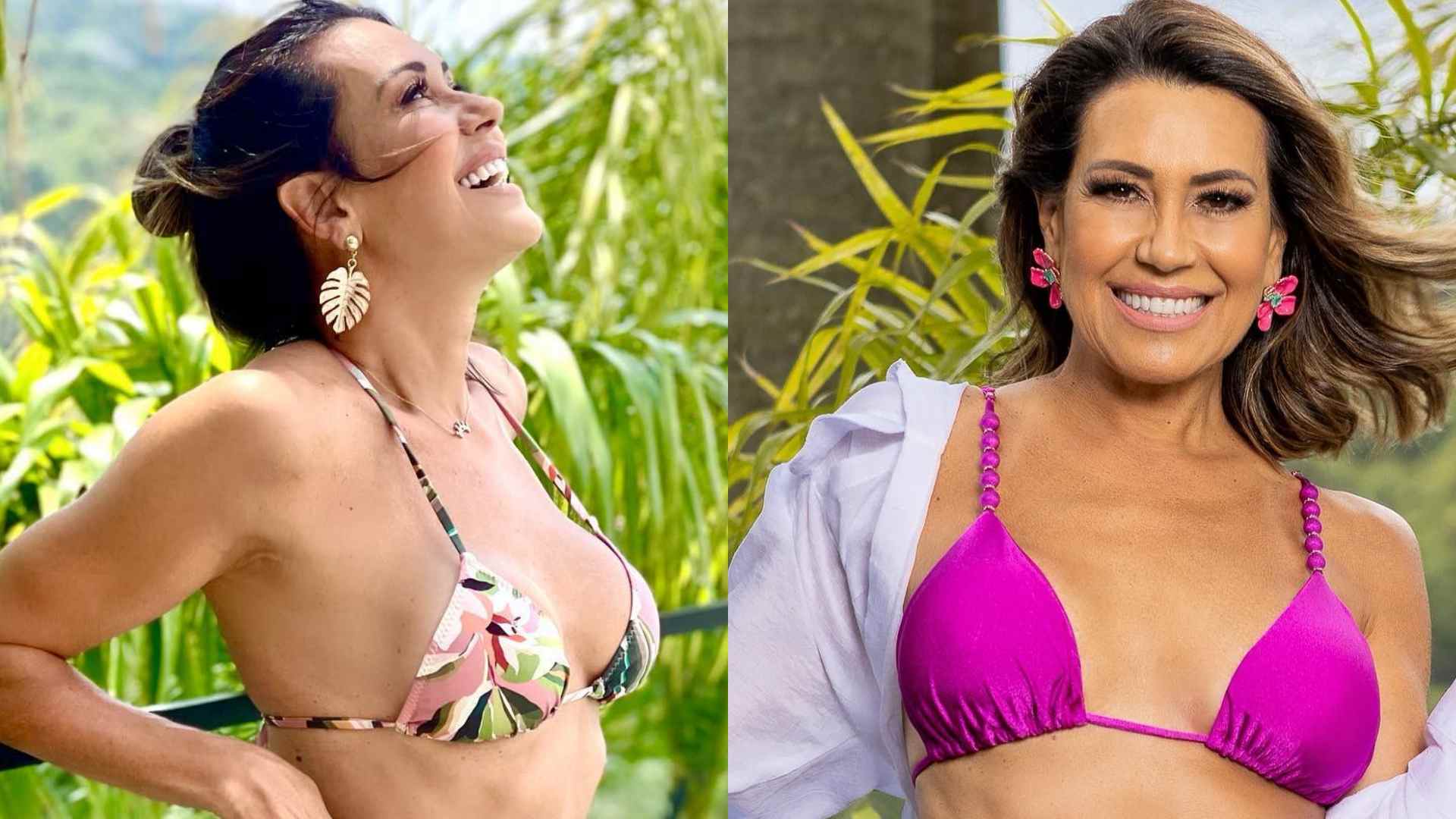 Aos 60 anos, Solange Frazão ostenta corpaço em fotos de biquíni e alfineta: “É força de vontade”