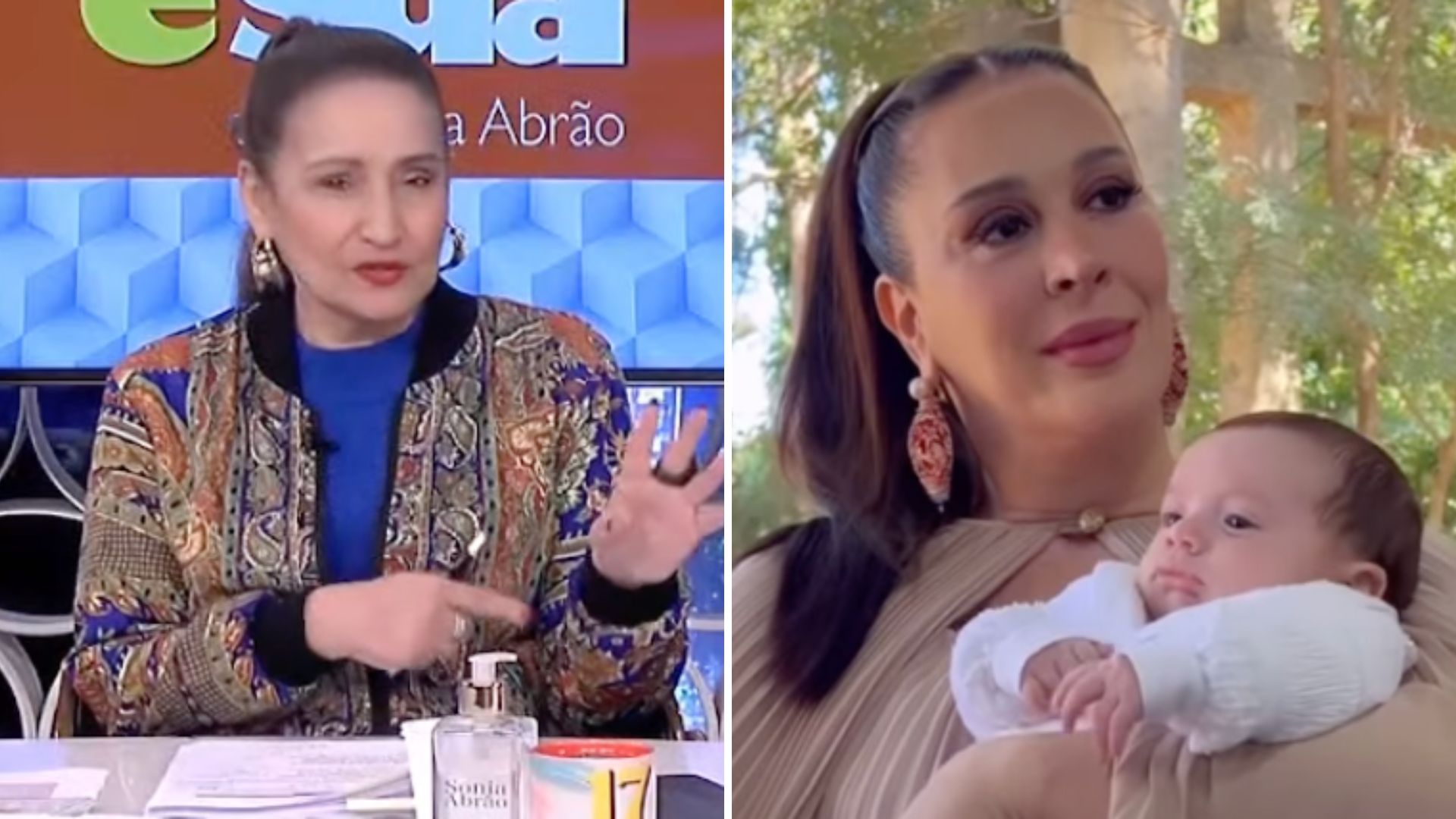 Sonia Abrão se pronuncia após críticas ao batizado do filho de Claudia Raia: “É assim”