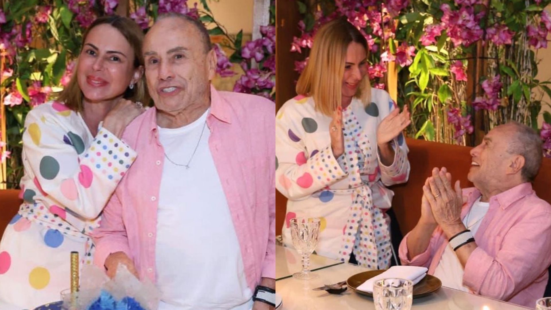 Stênio Garcia ganha festa surpresa com direito a bolo banhado a ouro: “Gratidão!”