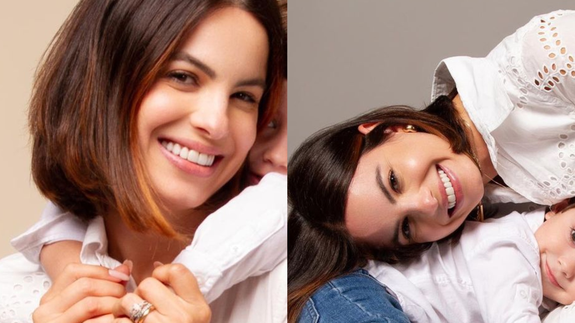 Sthefany Brito surge coladinha com o filho em fotos de ensaio: ”Nasci pra ser mãe dele”