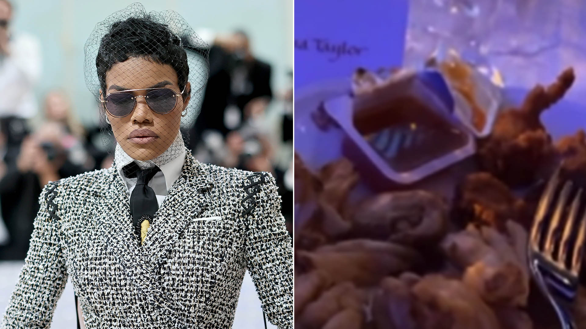 Teyana Taylor pede ‘marmita’ ao dispensar o menu do MET Gala 2023