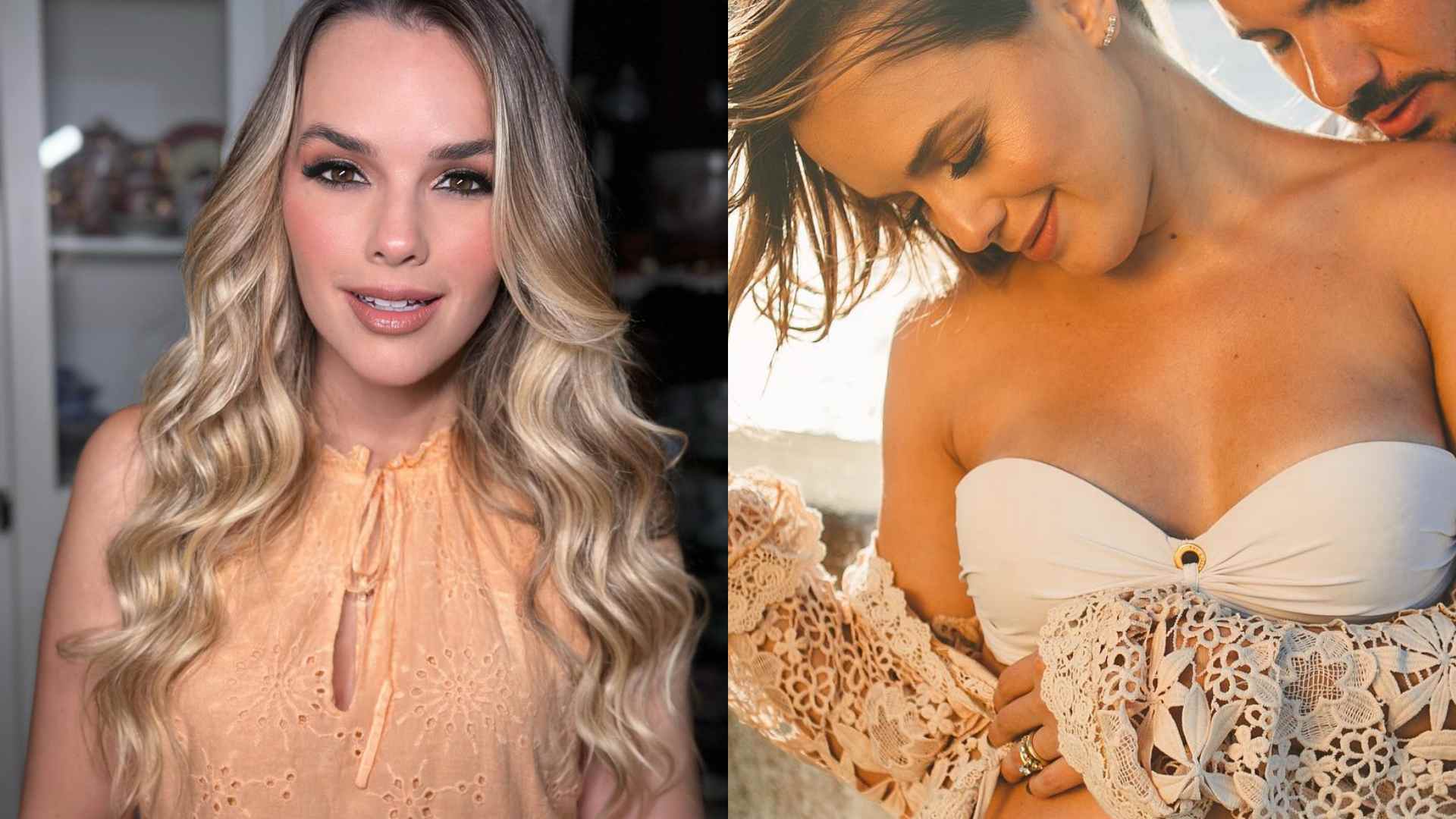 Thaeme Mariôto relembra foto grávida e fala sobre possibilidade de aumentar a família