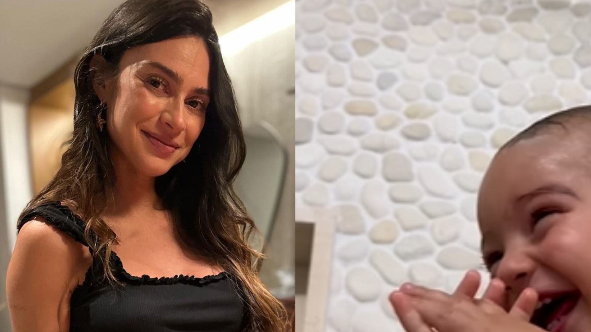 Thaila Ayala se derrete ao exibir o filho dando gargalhadas: ”Alucinada por esse menino”