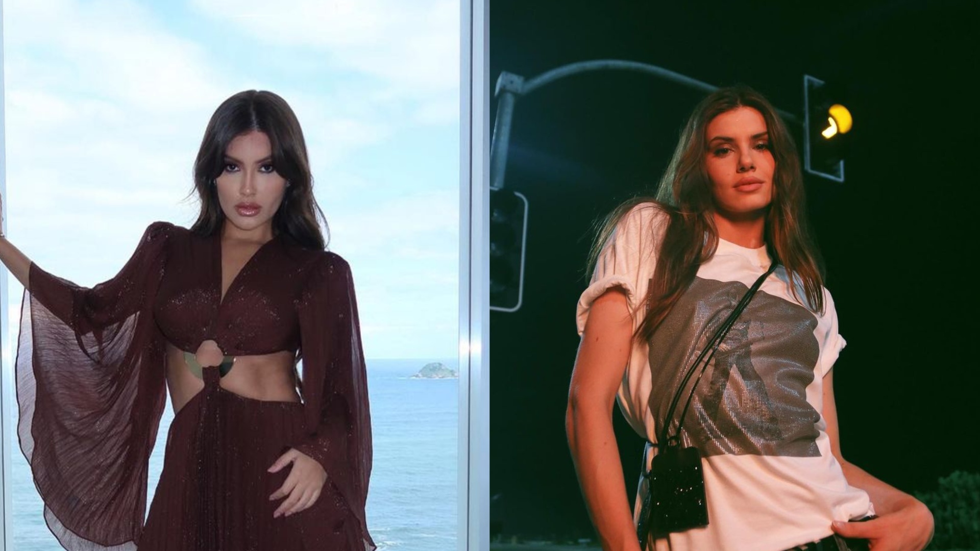 Parecidas? Ex-BBB Thais Braz é confundida com atriz Camila Queiroz