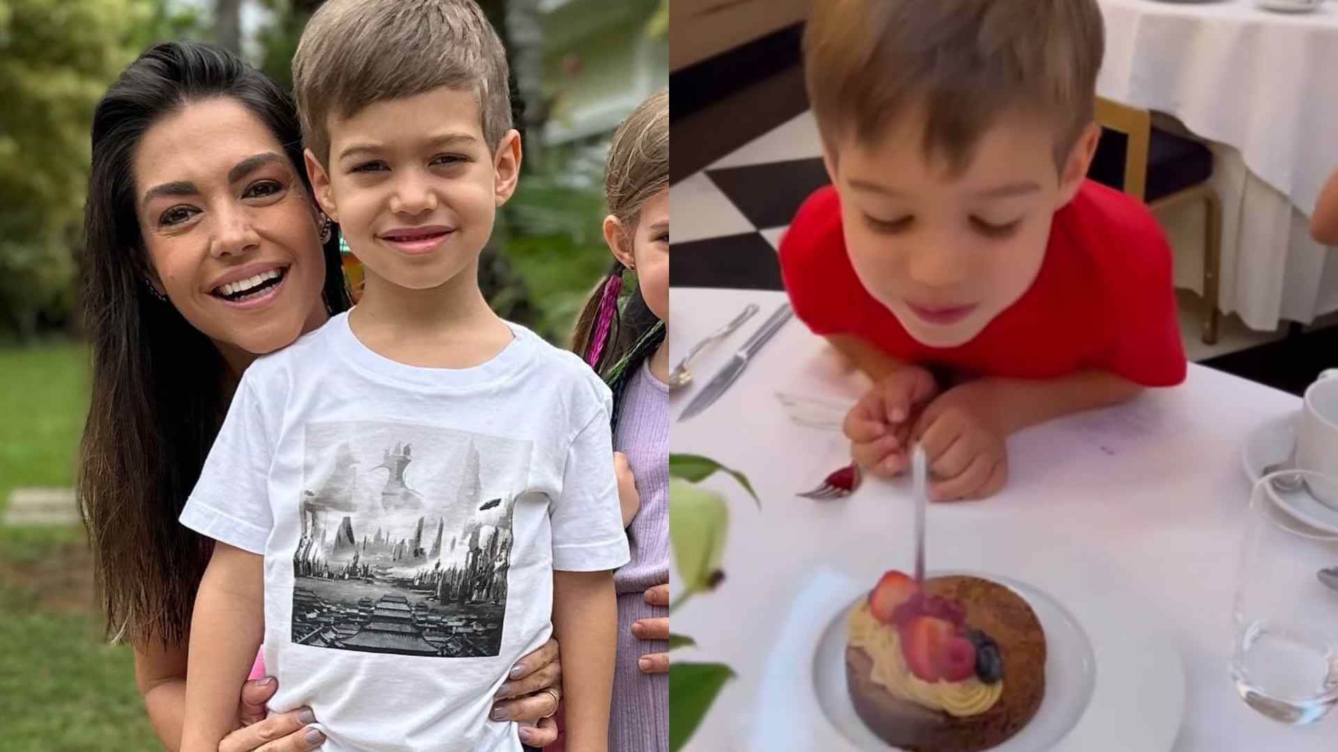 Filho de Thais Fersoza ganha festa de aniversário antecipado na escola: “Foi muito especial”
