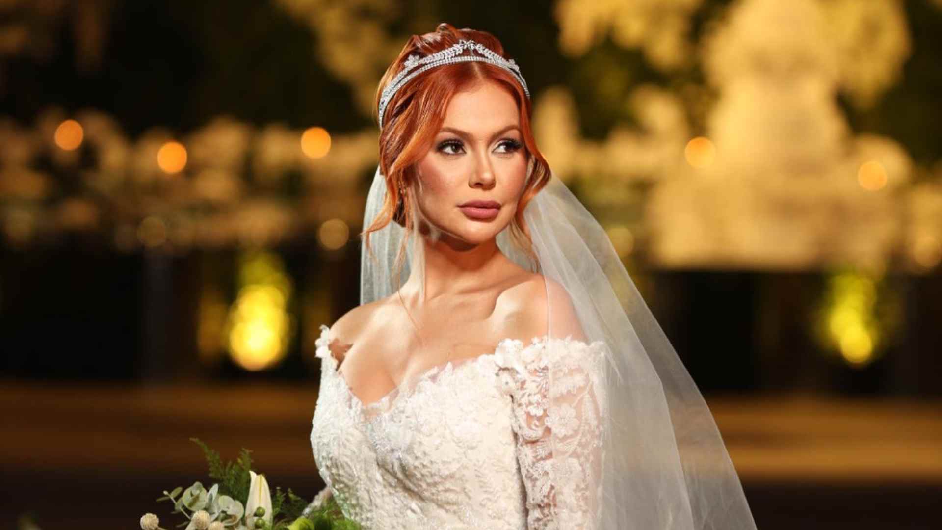 Mirela Janis escolhe vestido de R$ 200 mil para se casar com Yugnir