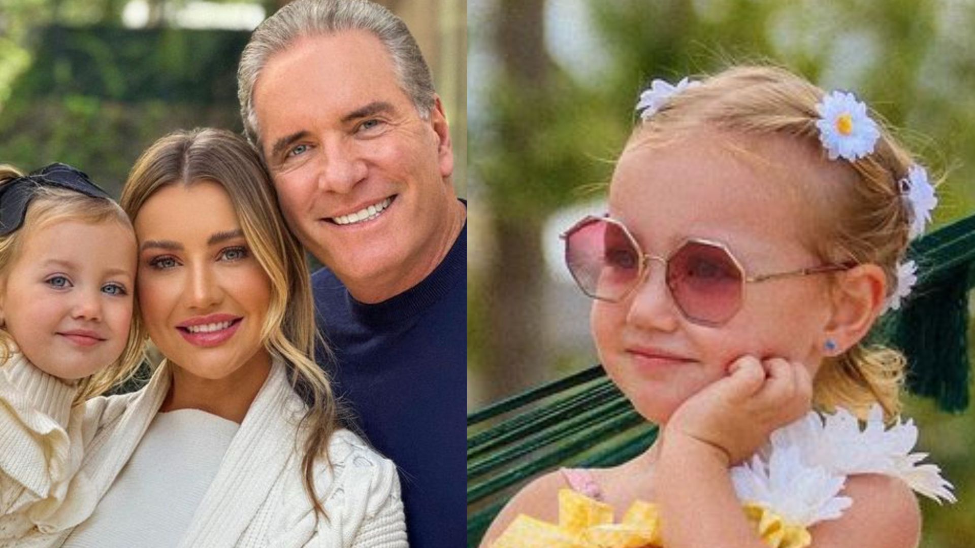 Filha de 3 anos de Roberto Justus surge de maiô e encanta: “Uma mocinha”