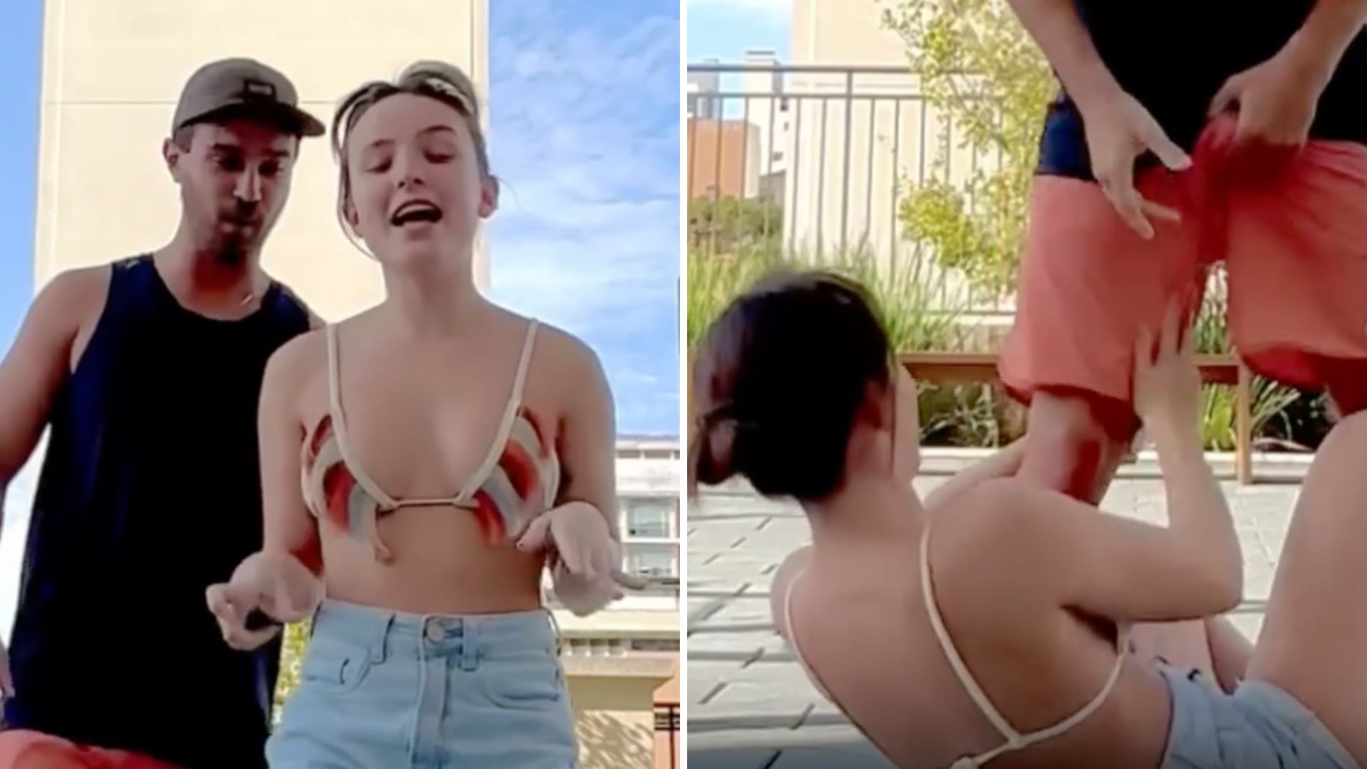 Namorado de Larissa Manoela fica ‘animado’ e ajeita o calção: “Acabaram na cama”