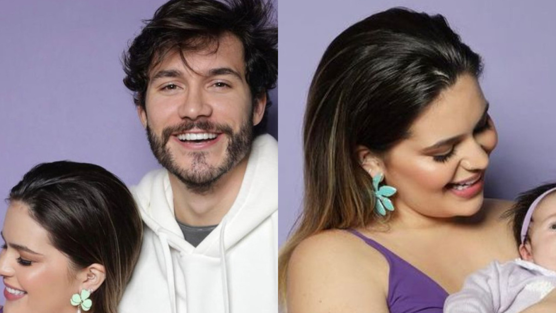 Eliezer e Viih Tube encantam seguidores ao publicarem novas fotos com a filha