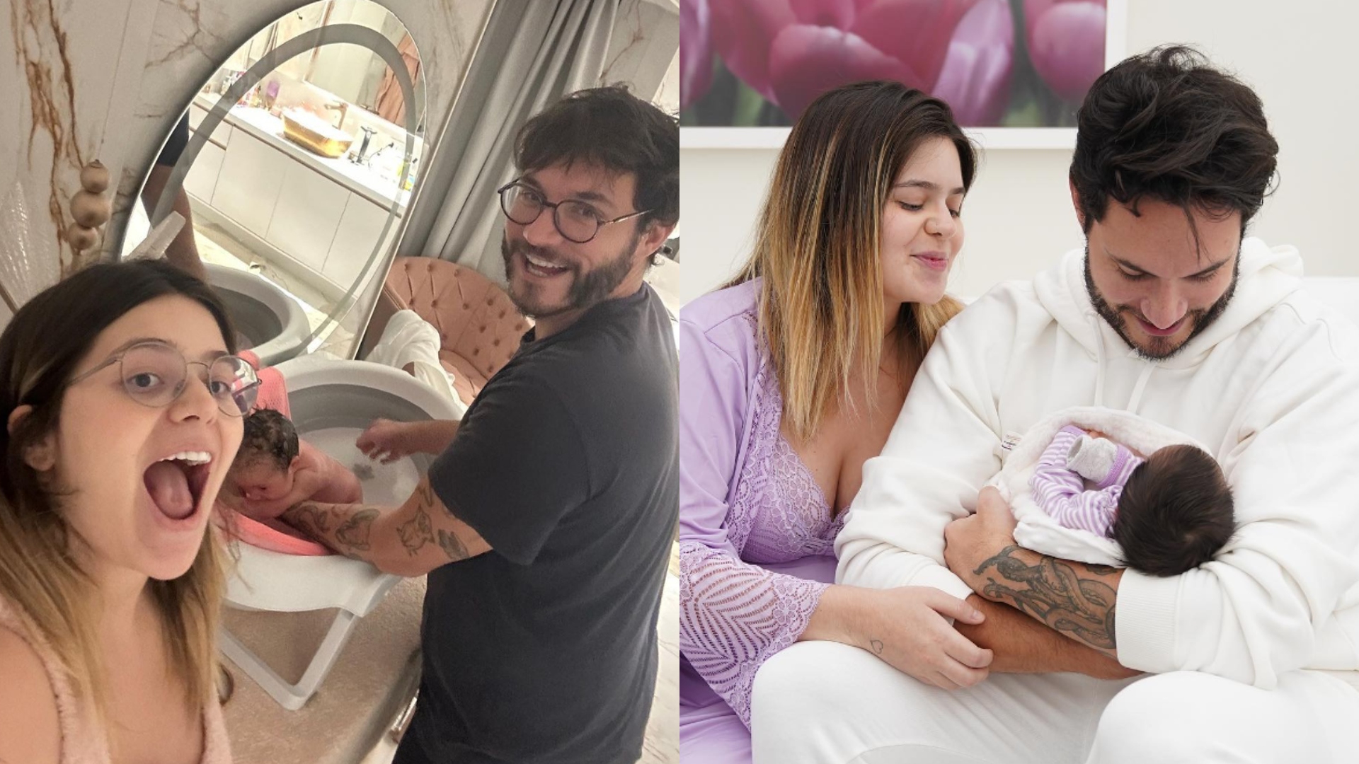 Viih Tube e Eliezer mostram Lua usando cobertor de marca de luxo caríssimo