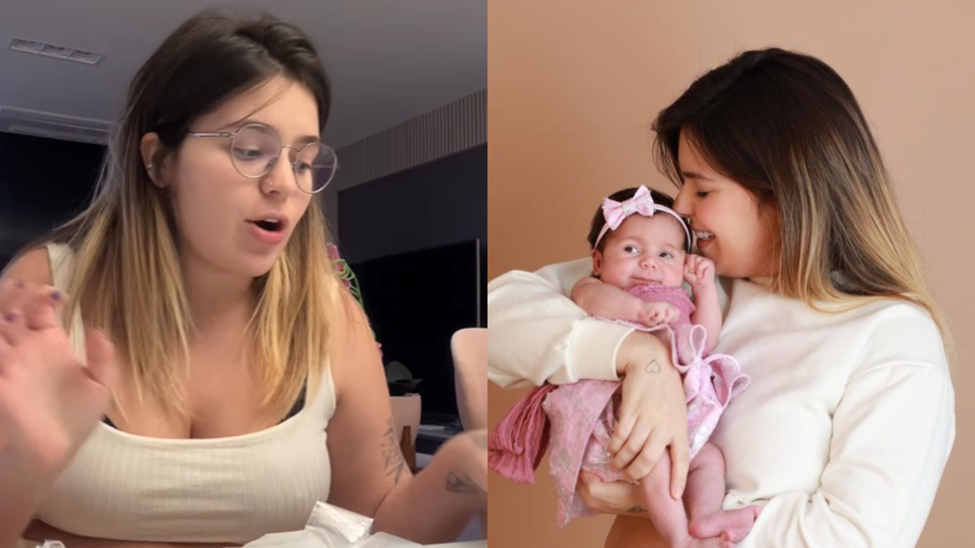 Viih Tube faz pingente de colar à partir de item inusitado da maternidade